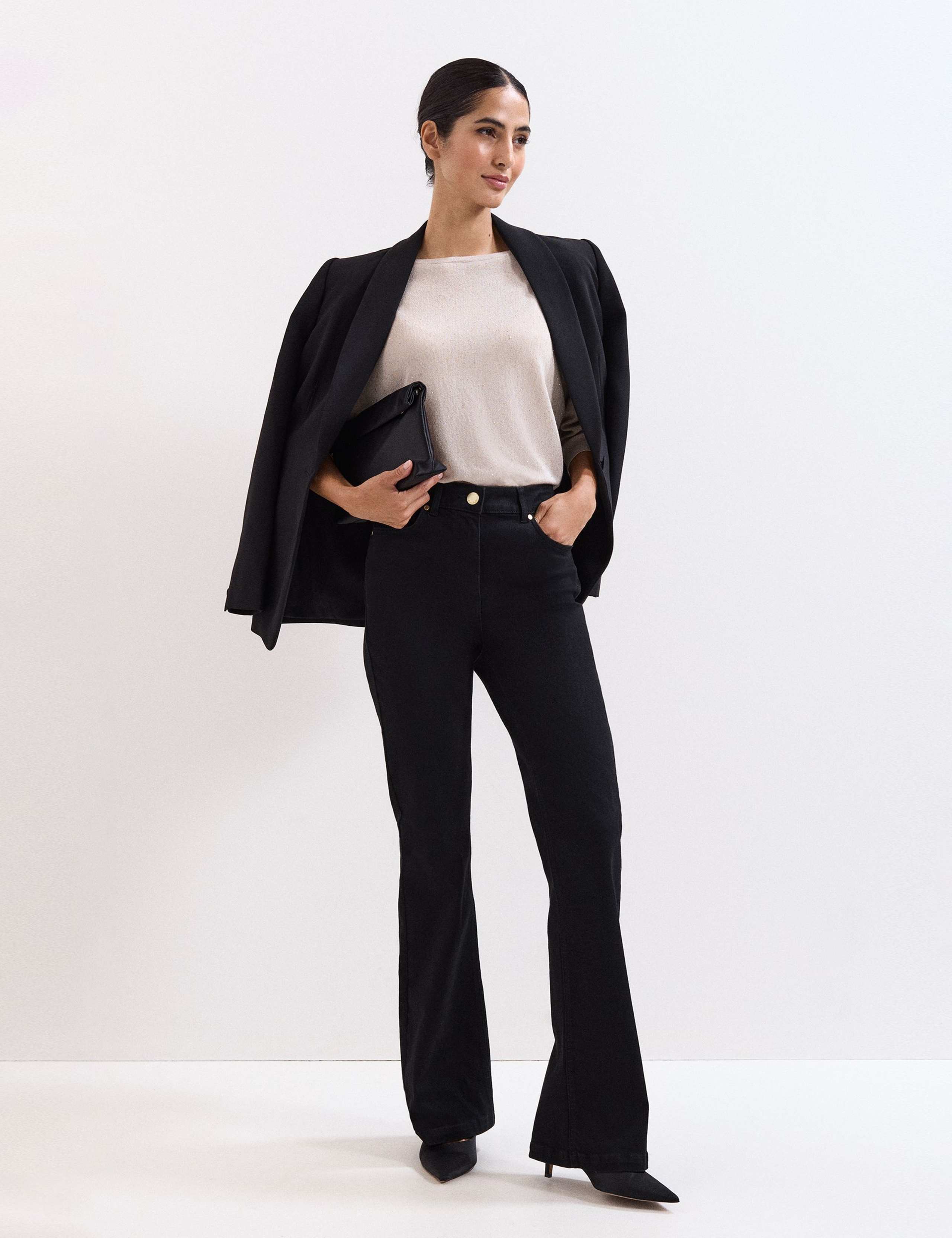 Sequin Slash Neck Batwing Sleeve Jumper 5 of 7