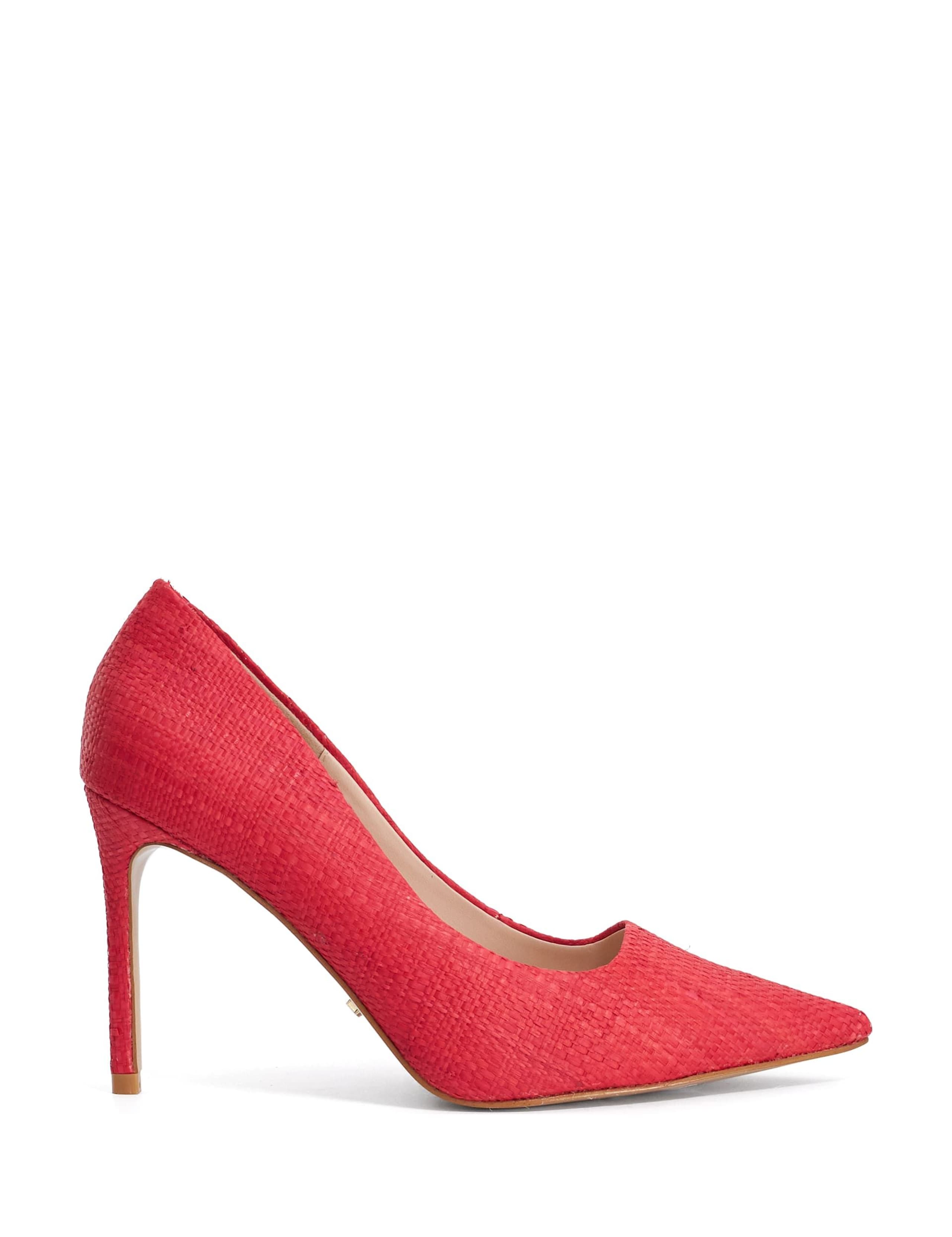 Woven Stiletto Heel Court Shoes 1 of 5