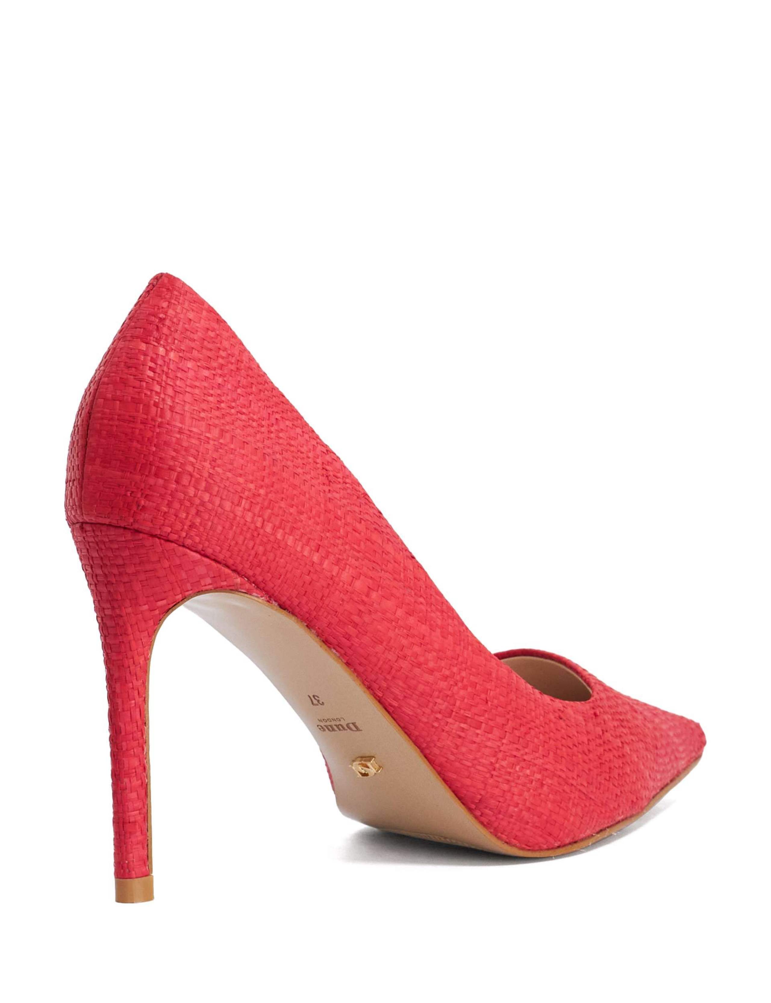 Woven Stiletto Heel Court Shoes 4 of 5
