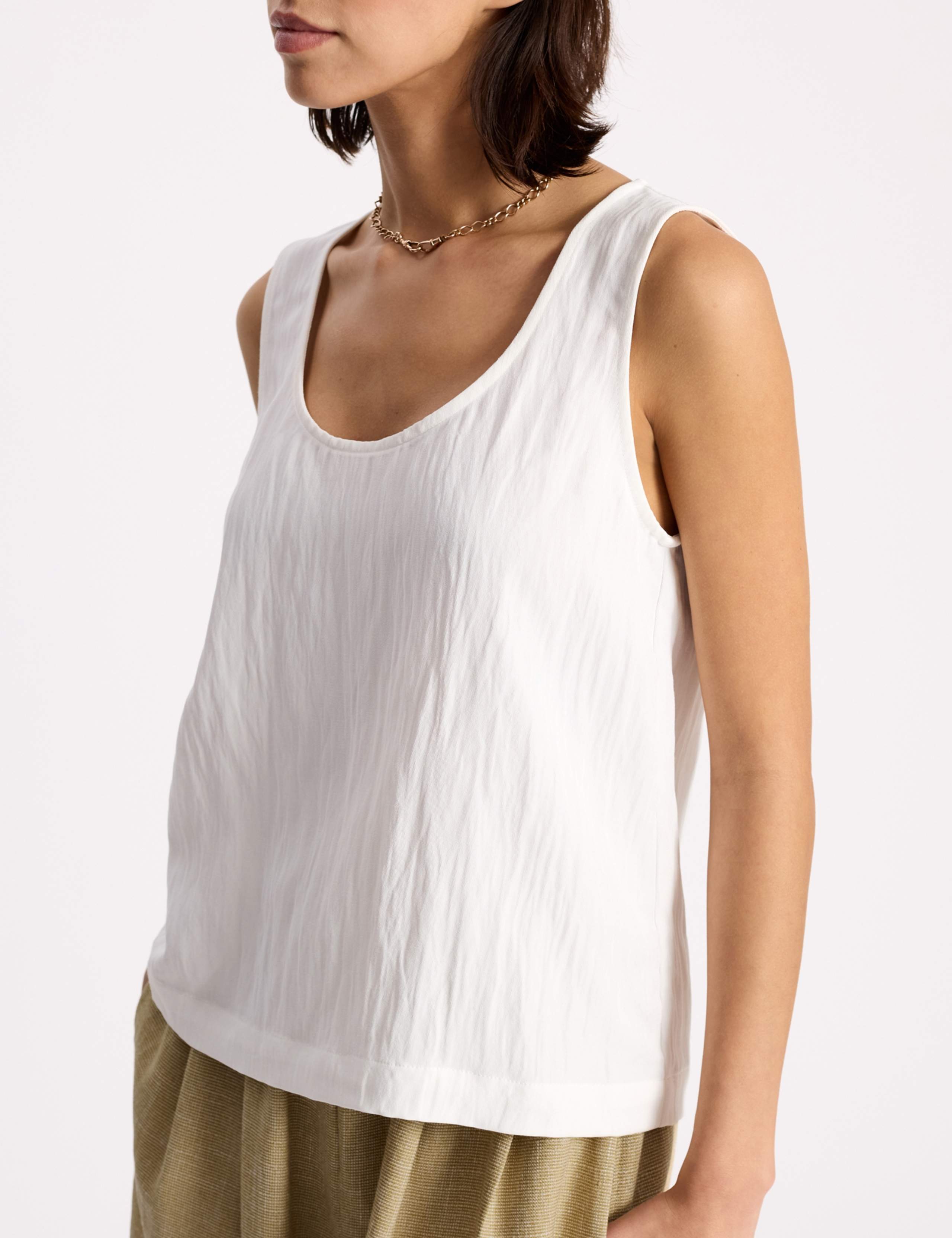 Scoop Neck Relaxed Vest 5 of 6