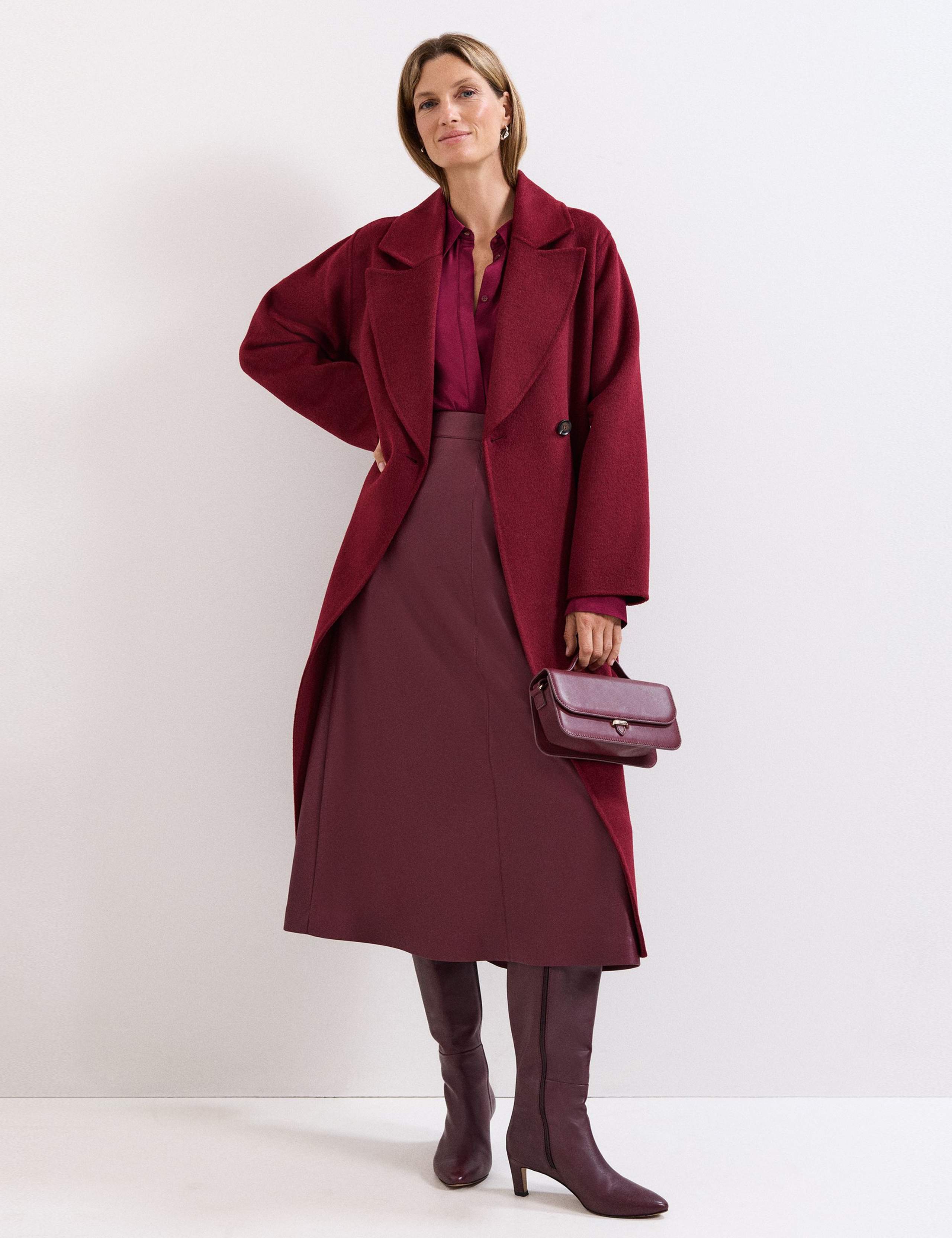 Satin Collared Blouson Sleeve Shirt 7 of 7