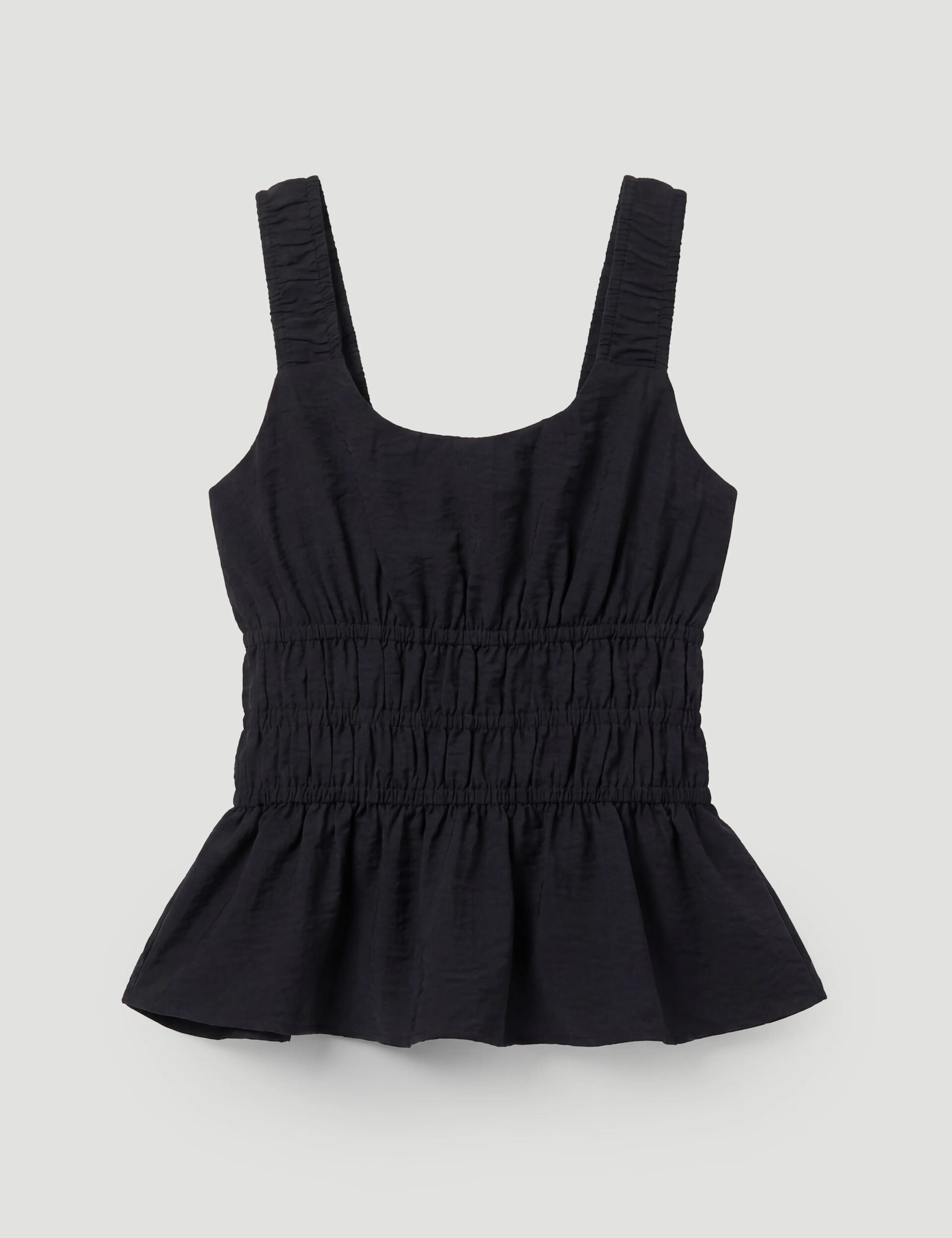 Gathered Straps Peplum Top 2 of 5
