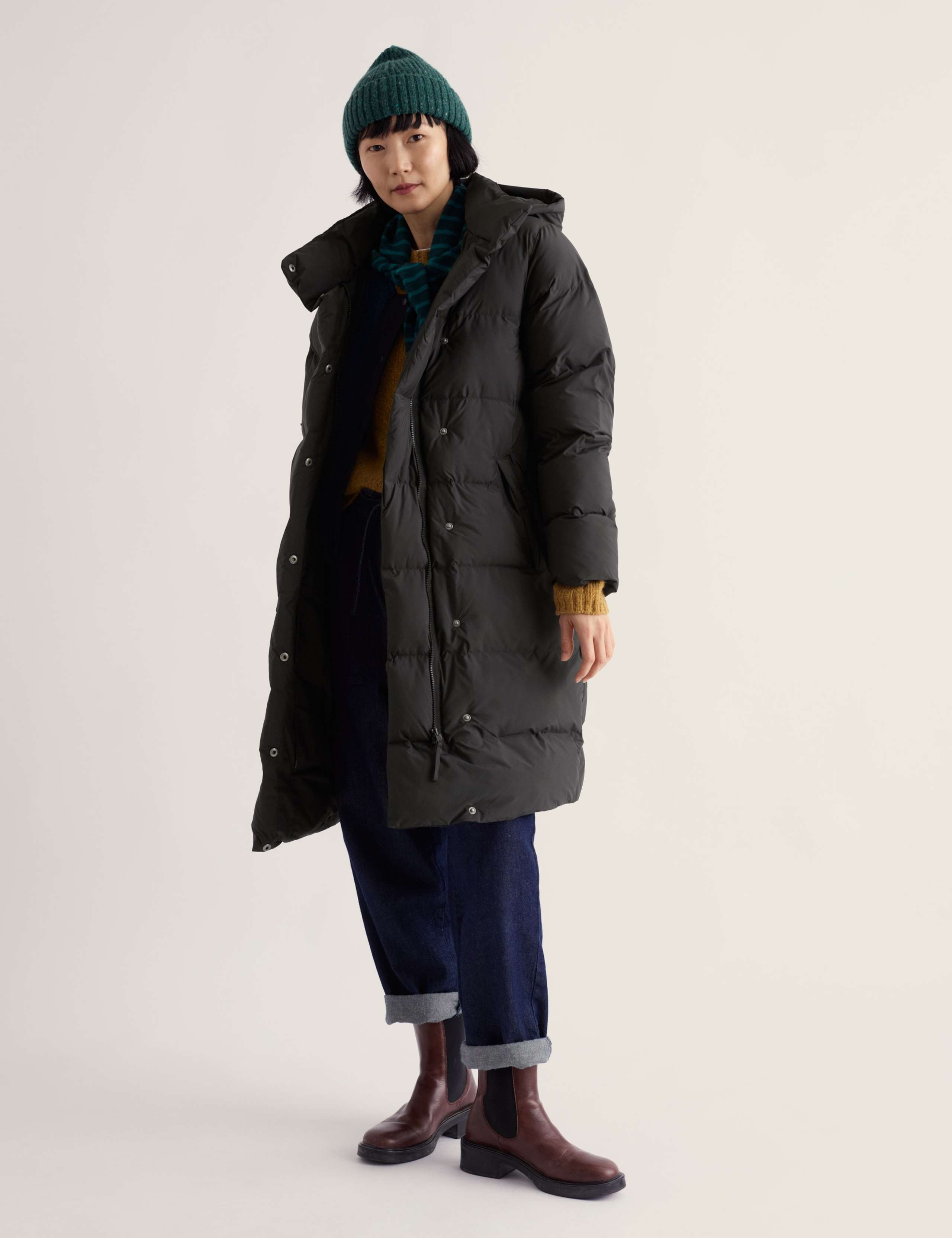 Waterproof Hooded Unlined Longline Puffer Coat 3 of 6