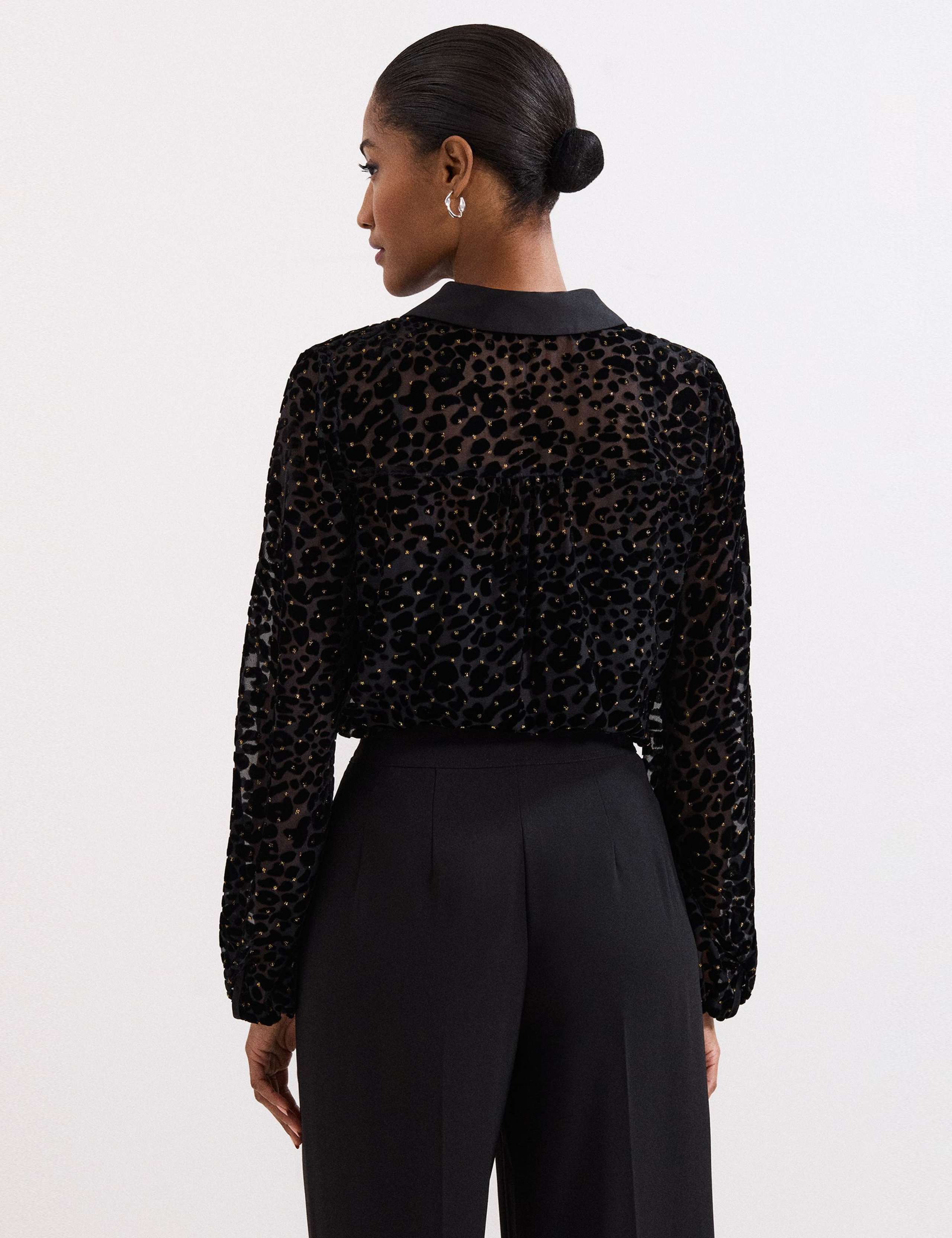 Sheer Printed Shirt 4 of 7