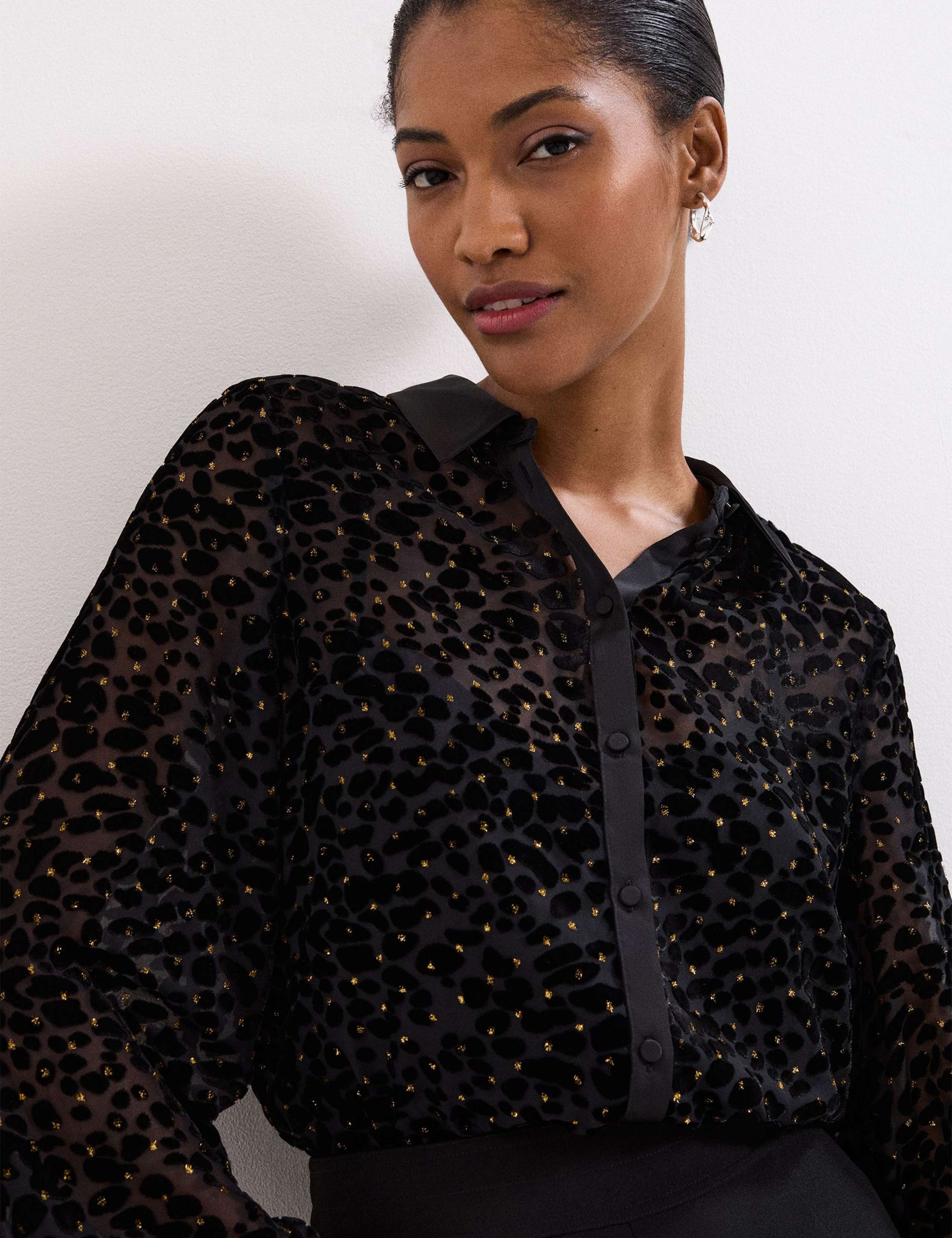 Sheer Printed Shirt 5 of 7