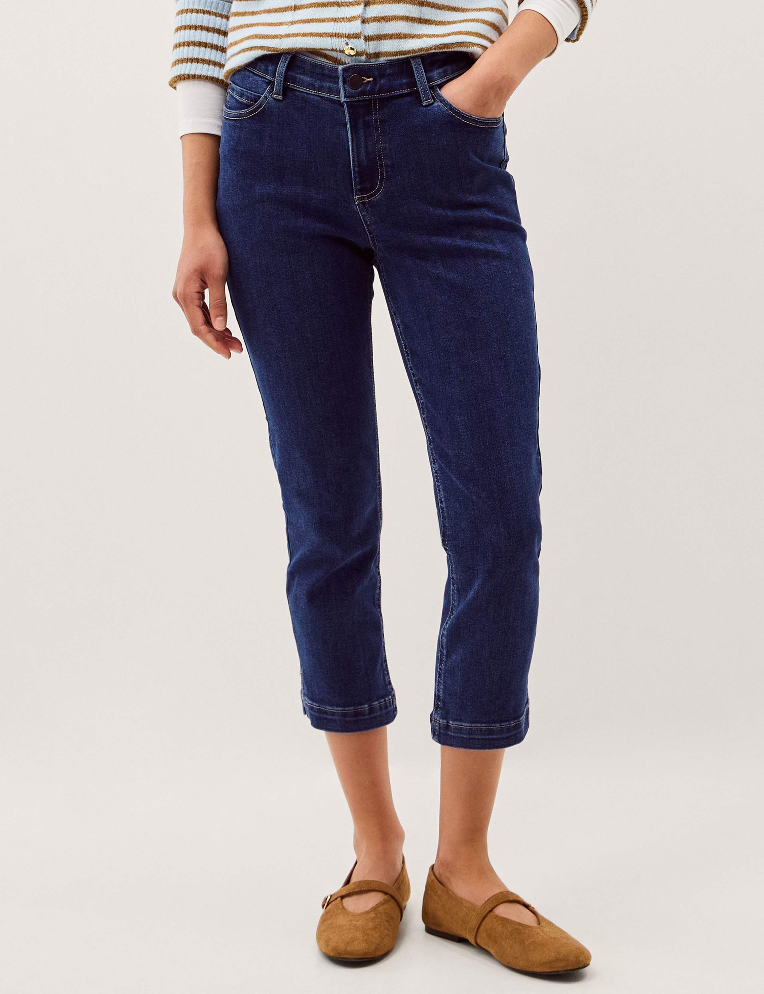 Mid Rise Cropped Jeans 1 of 5