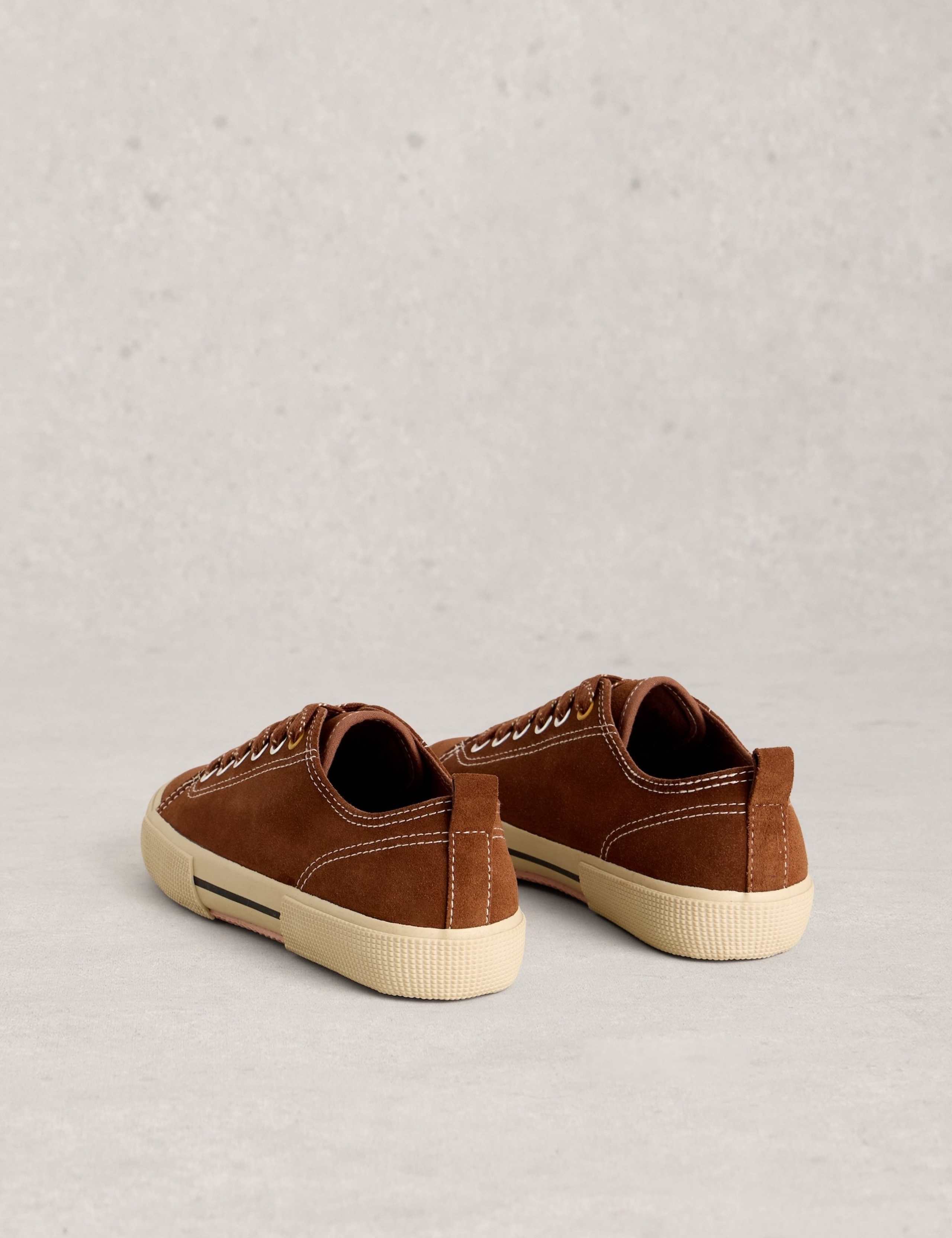 Suede Lace Up Trainers 4 of 5