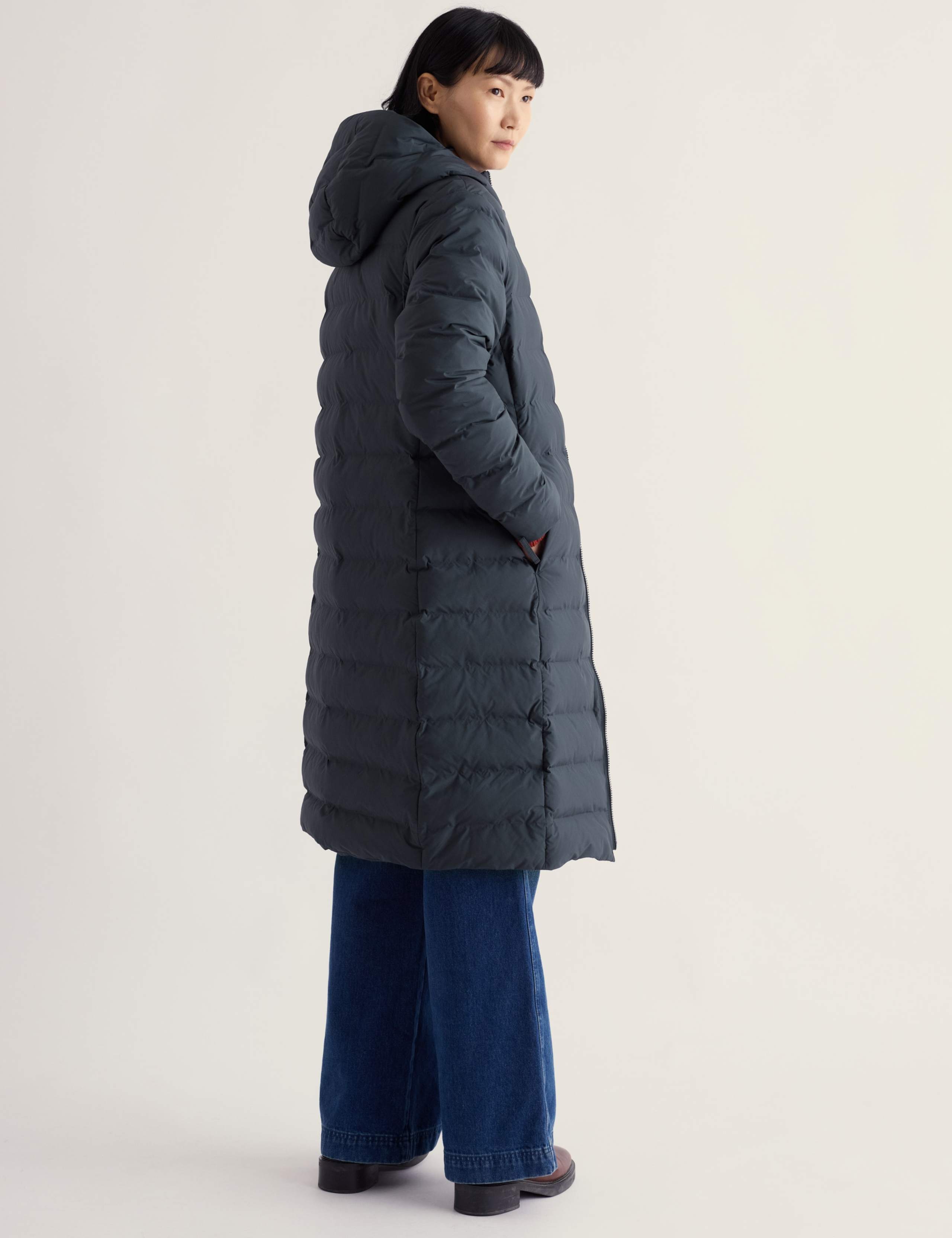 Waterproof Padded Hooded Longline Puffer Coat 4 of 5