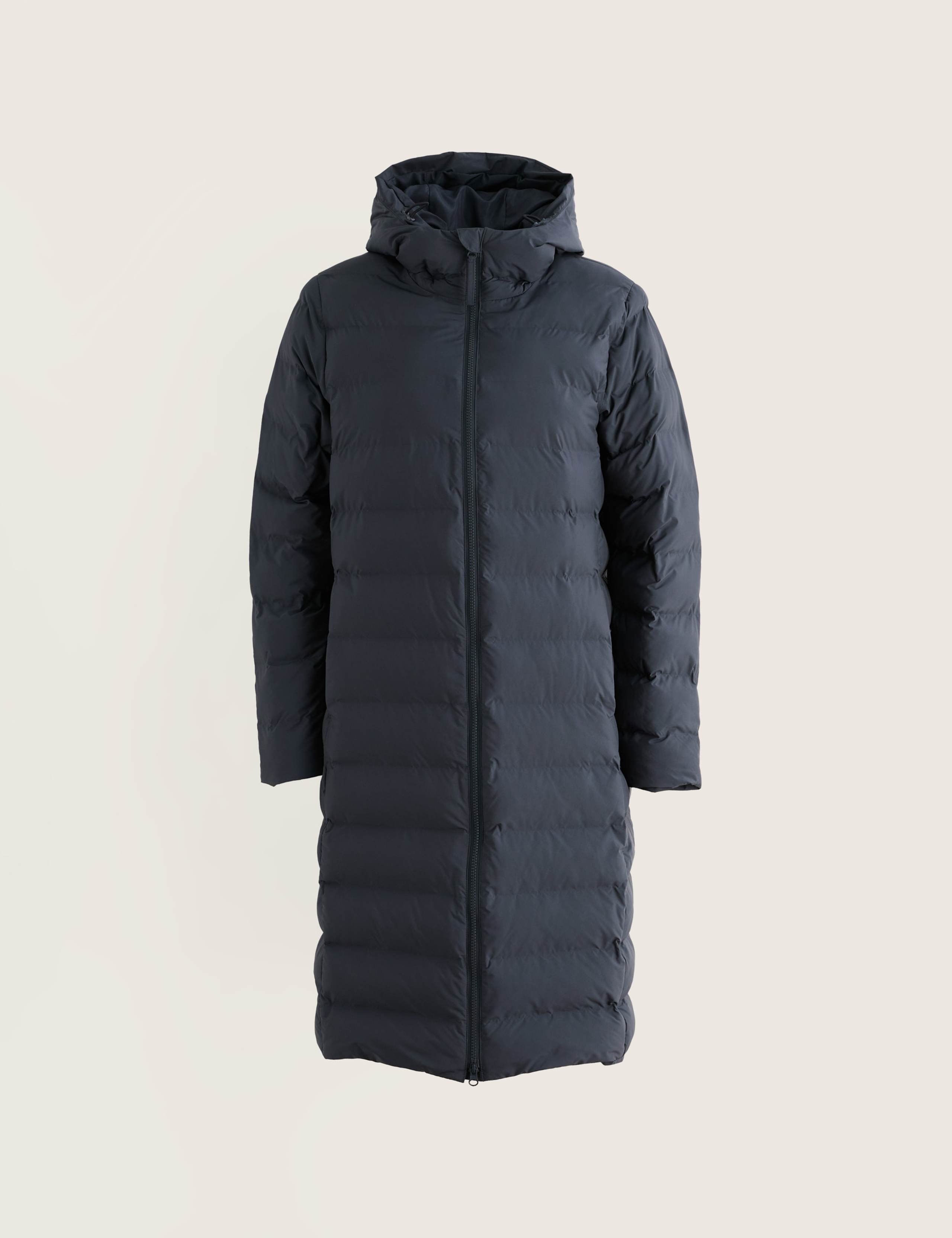Waterproof Padded Hooded Longline Puffer Coat 2 of 5