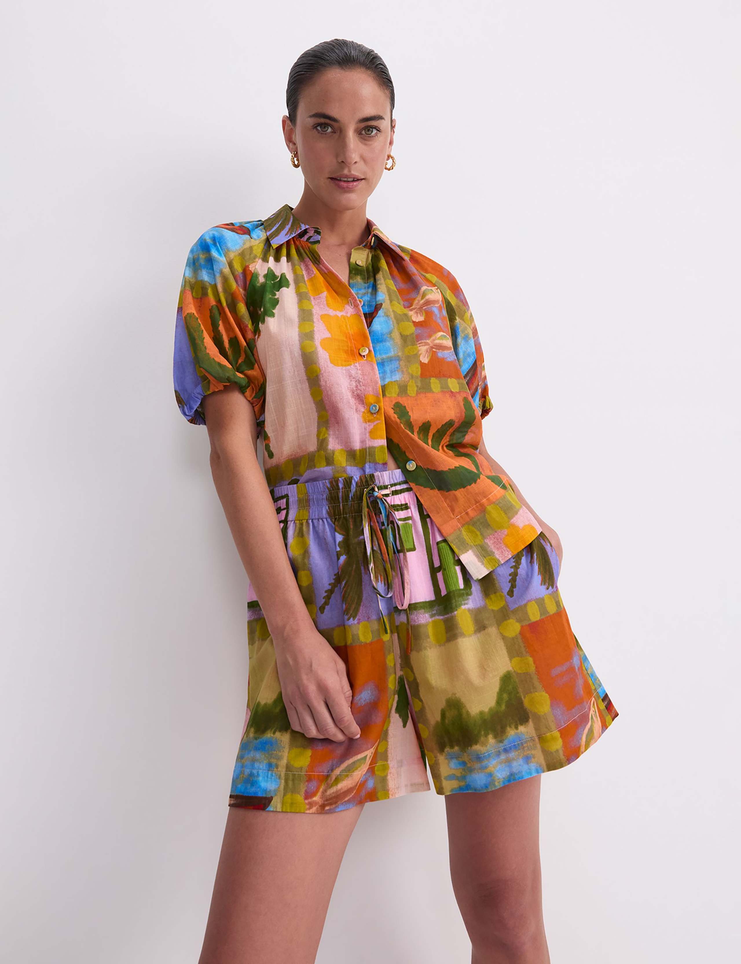 Pure Cotton Floral Shirt 2 of 7