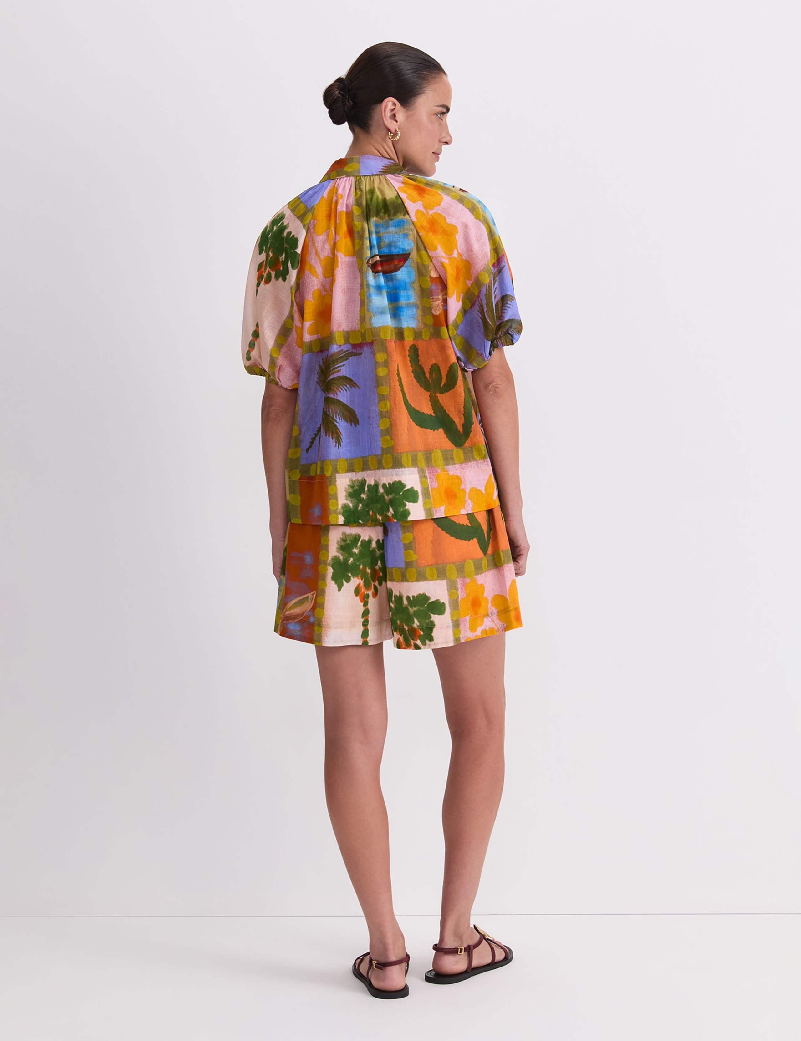 Pure Cotton Floral Shirt 5 of 7