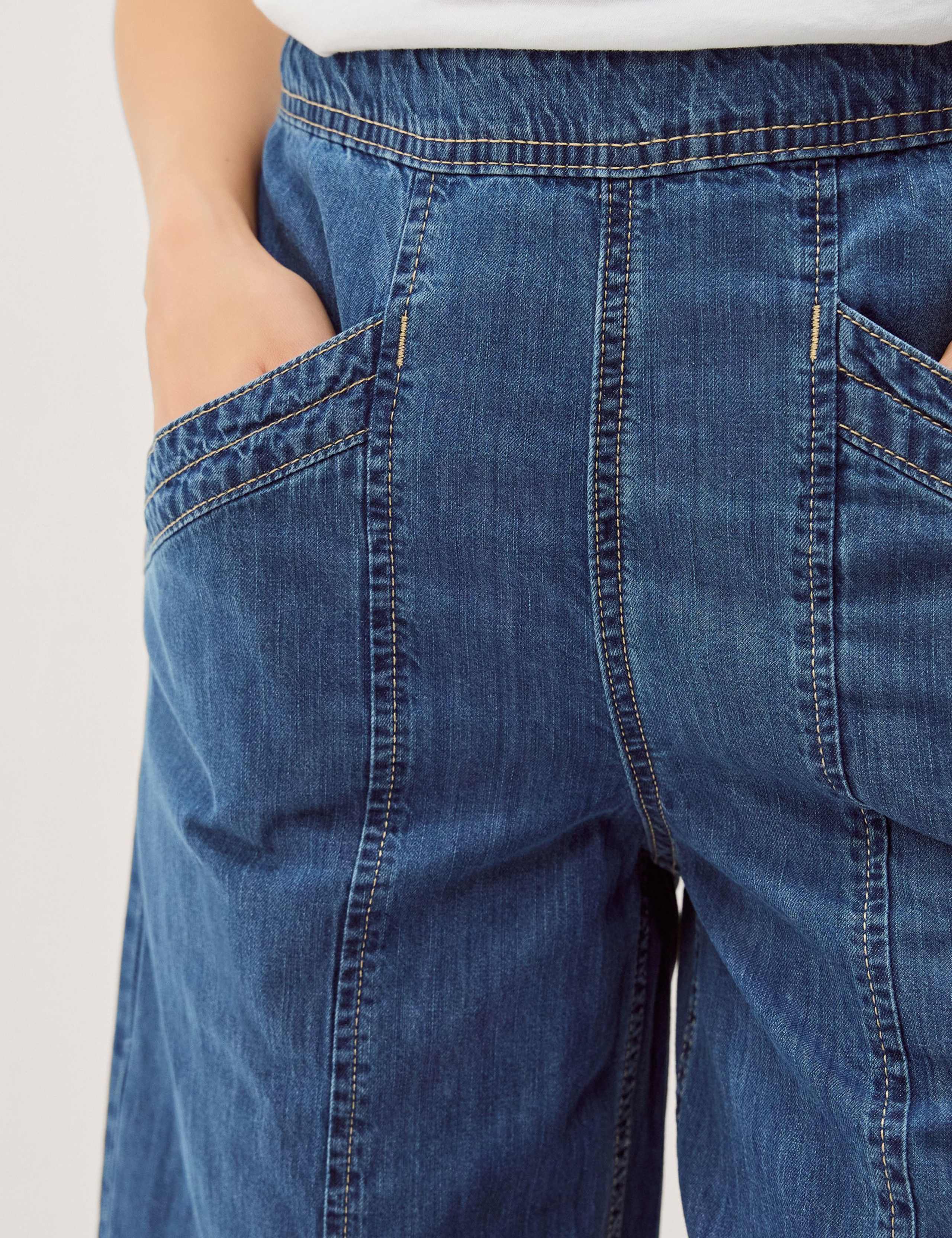 Mid Rise Straight Leg Ankle Grazer Jeans 4 of 5