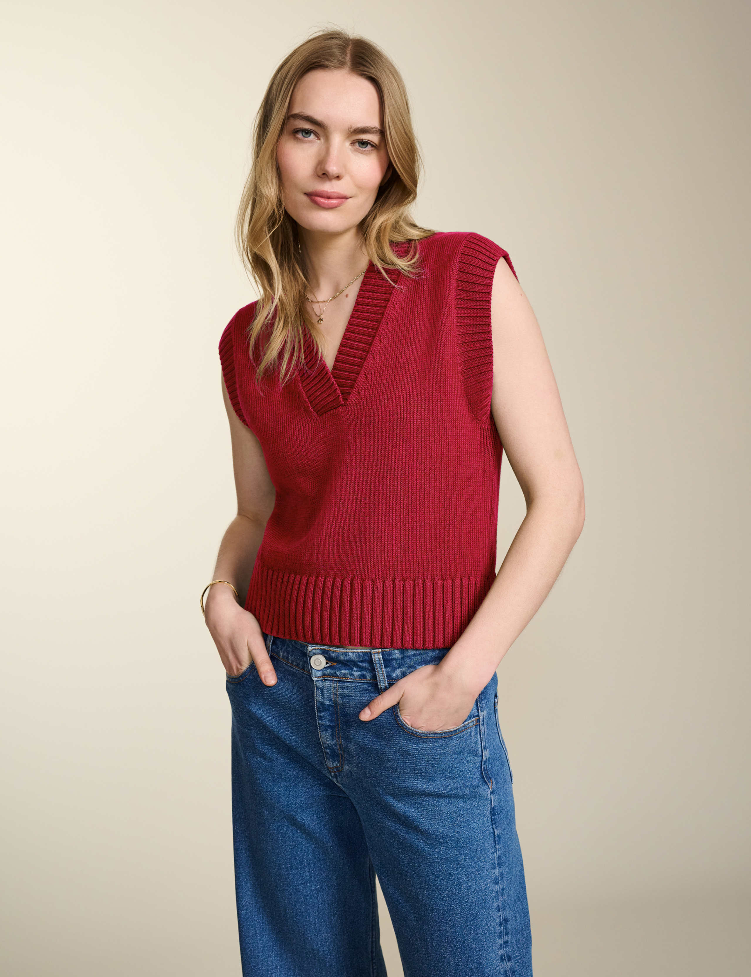 High Waisted Slouchy Wide Leg Jeans 2 of 8