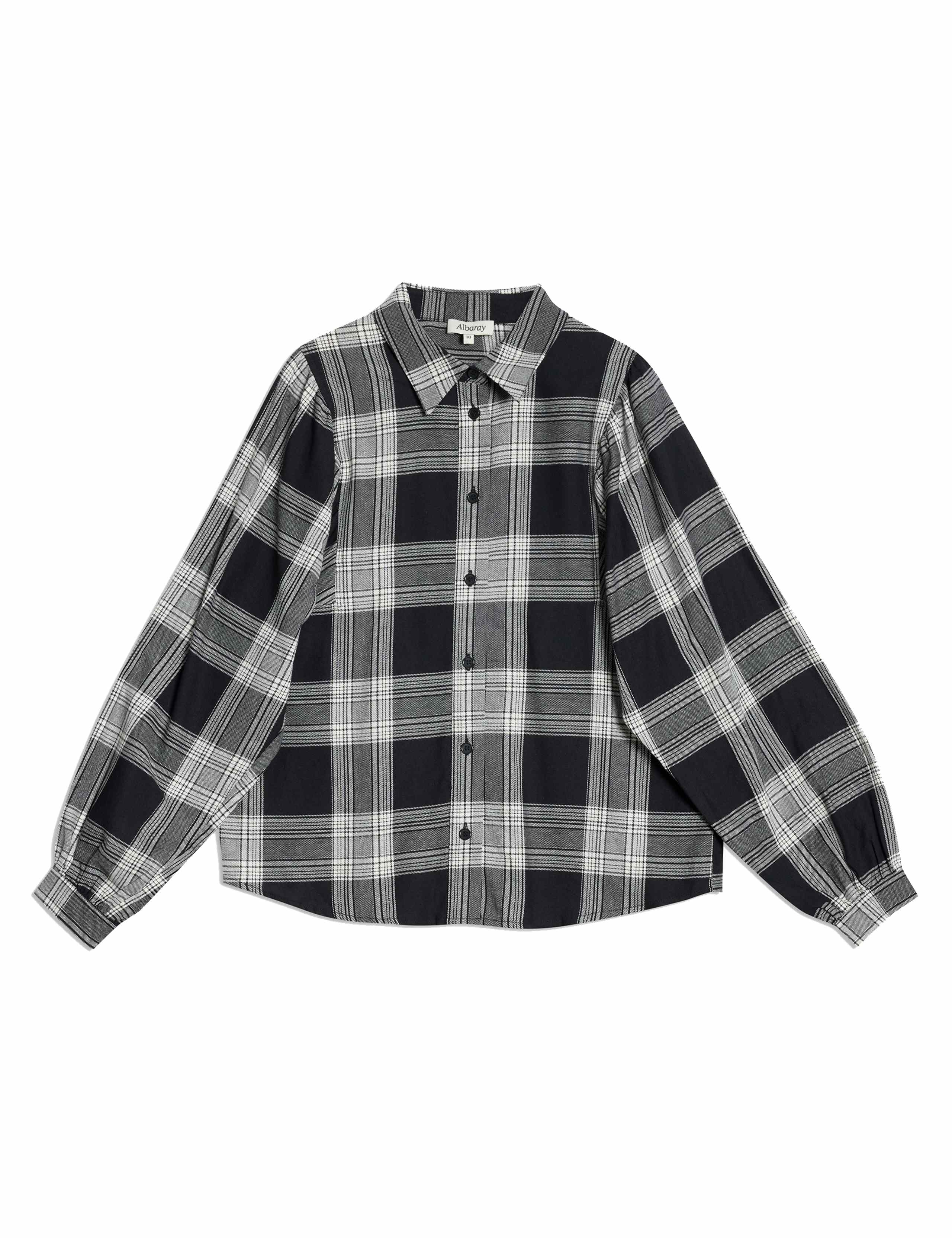 Pure Cotton Checked Collared Relaxed Shirt 2 of 5