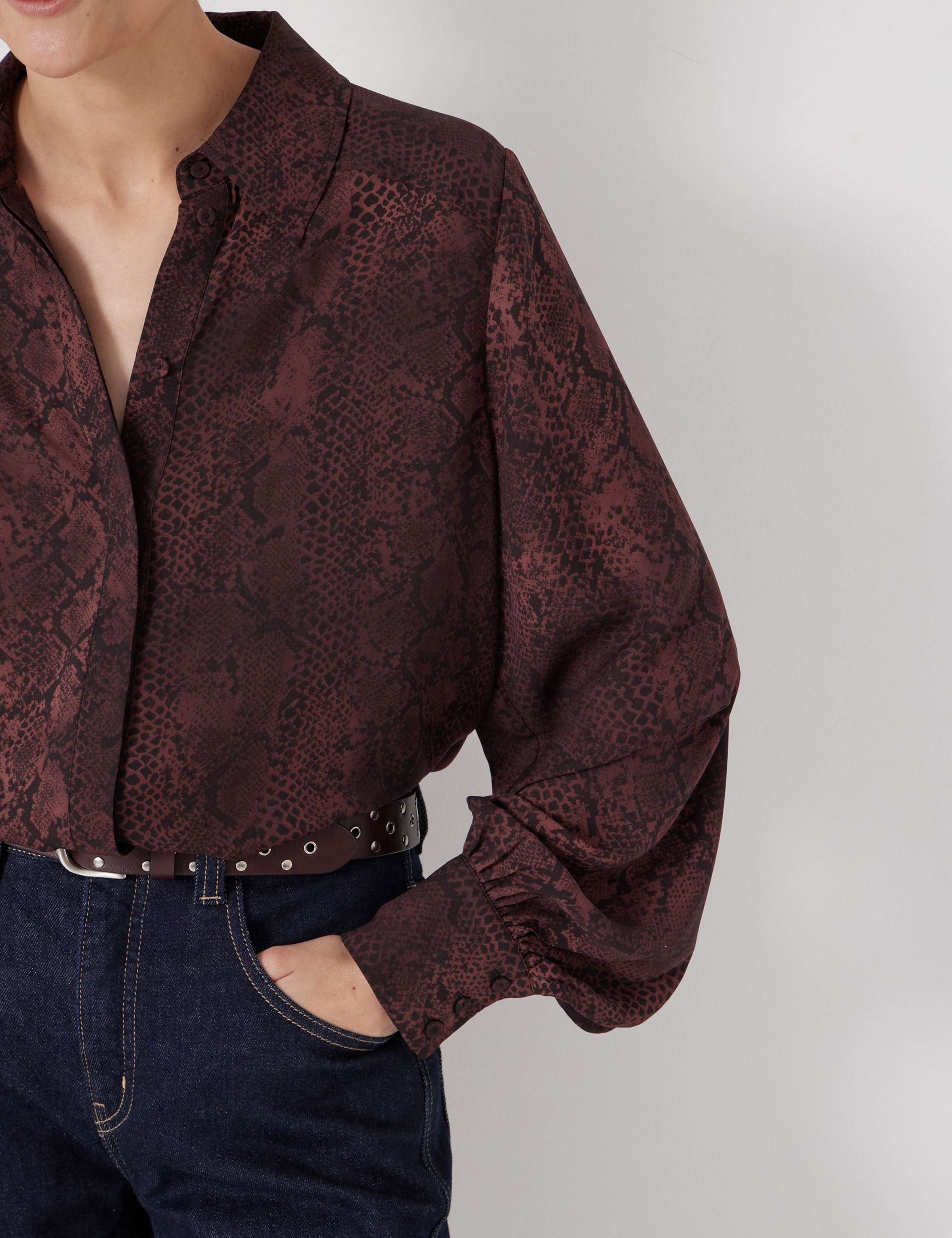 Animal Print Collared Shirt 5 of 5