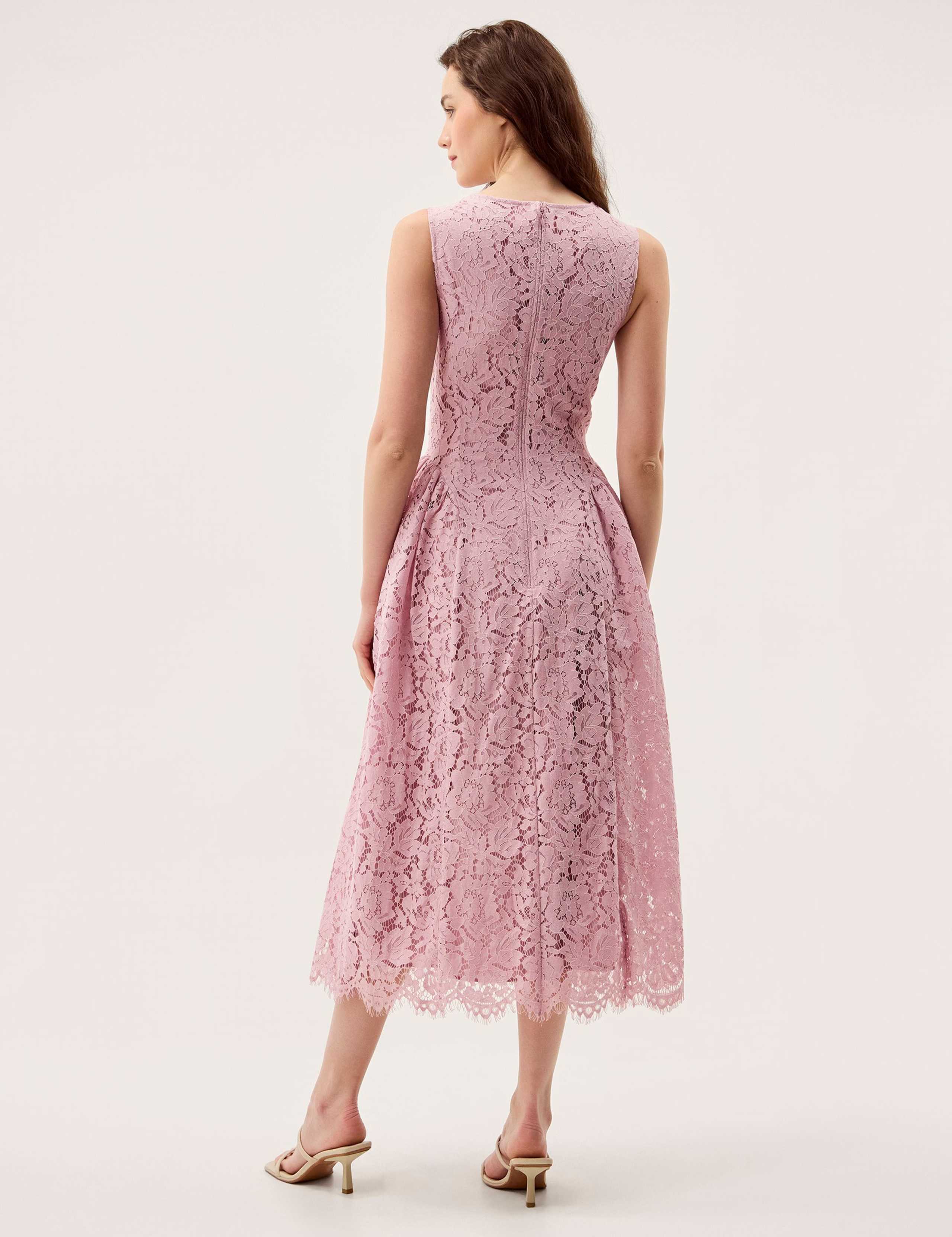 Lace Midi Skater Dress 5 of 5
