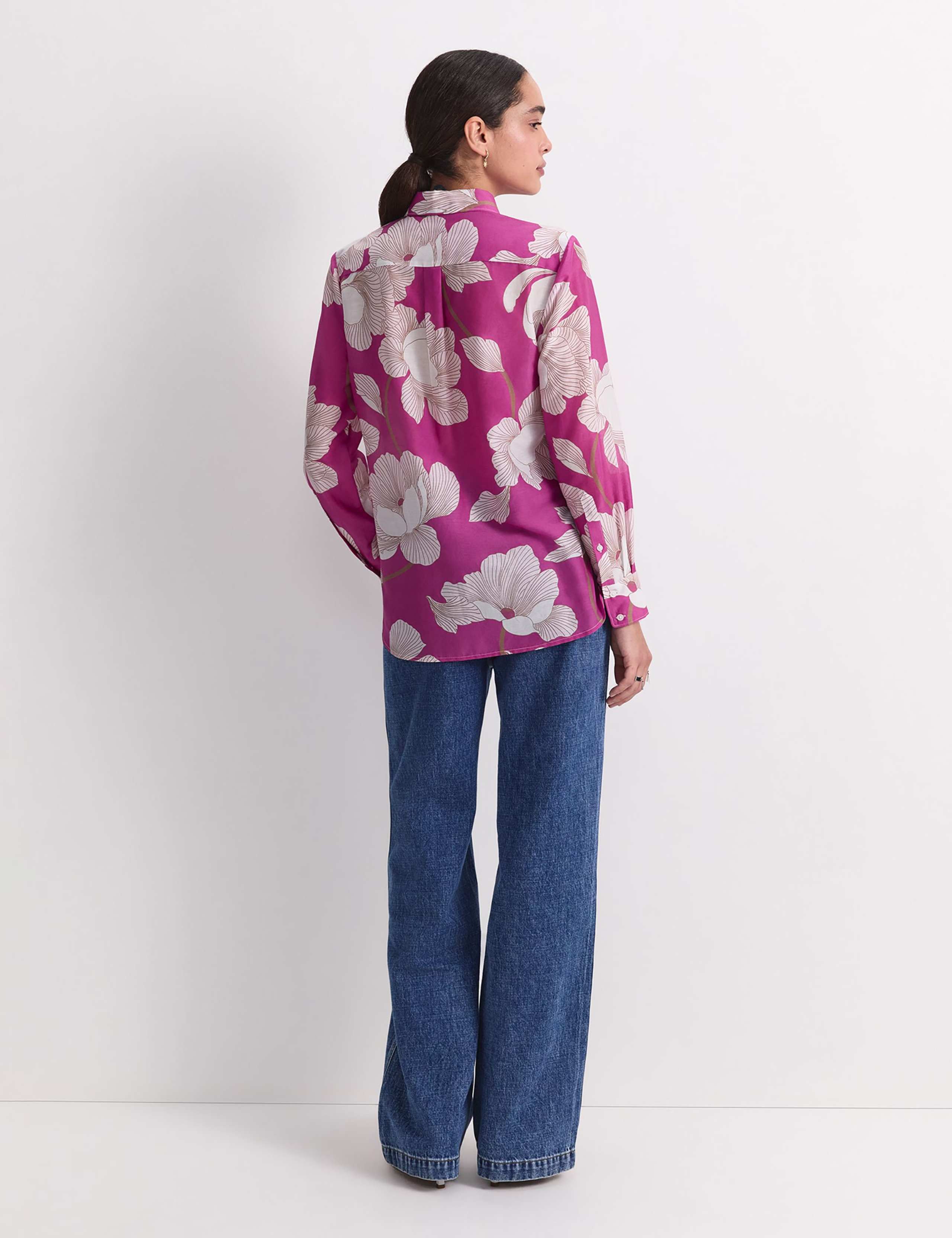 Floral Shirt with Silk 6 of 6