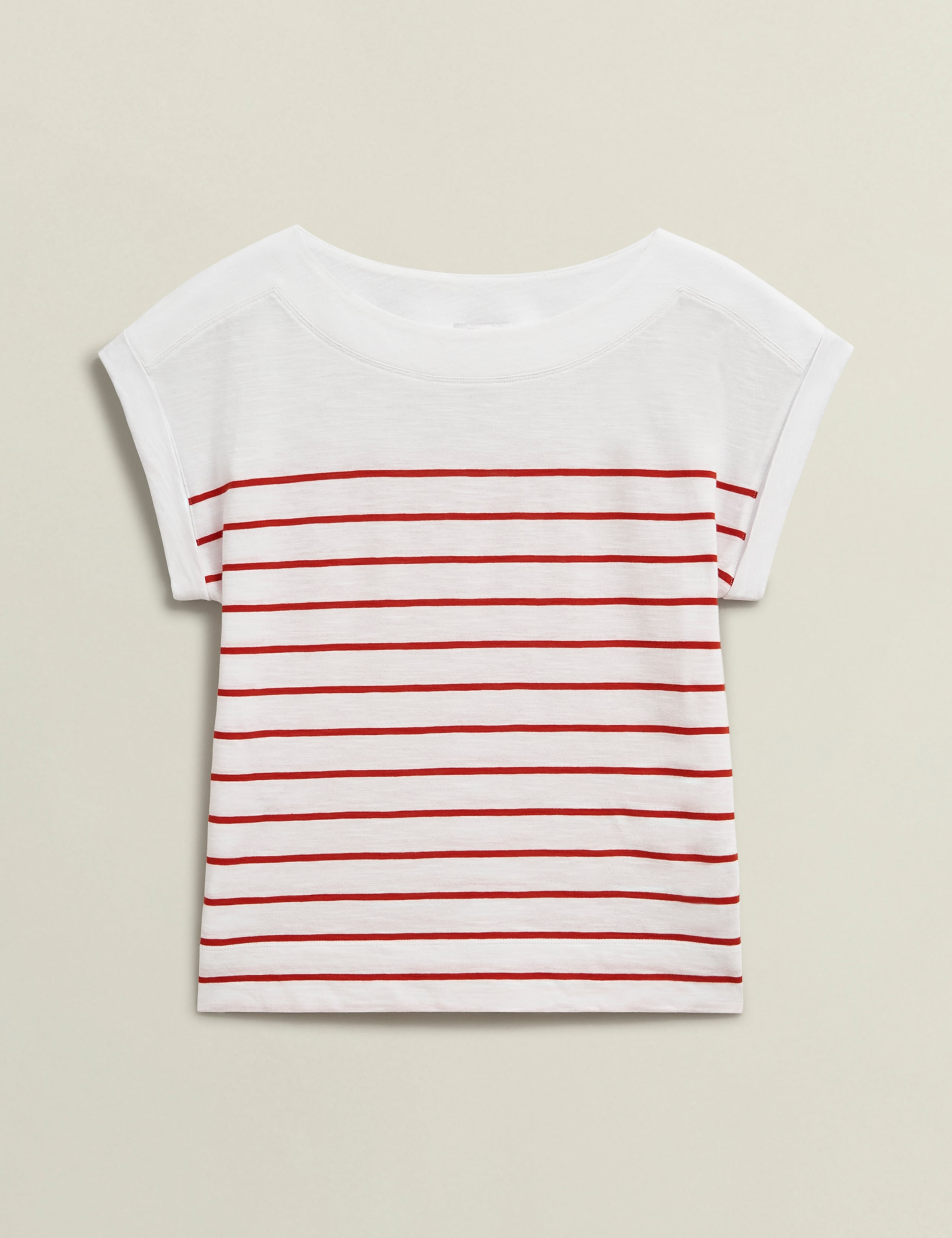Pure Cotton Striped T-Shirt 2 of 6