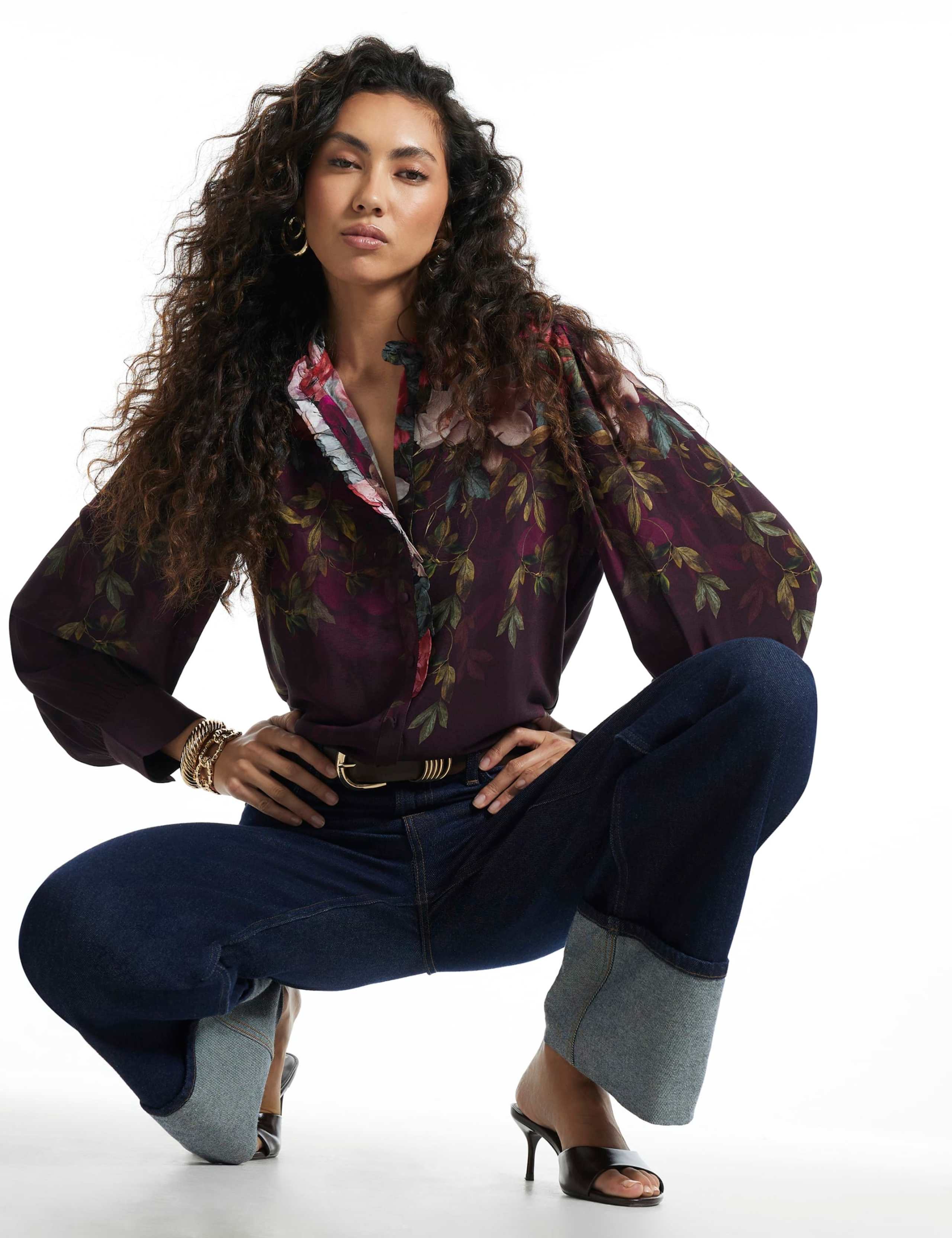Floral High Neck Blouse 4 of 6