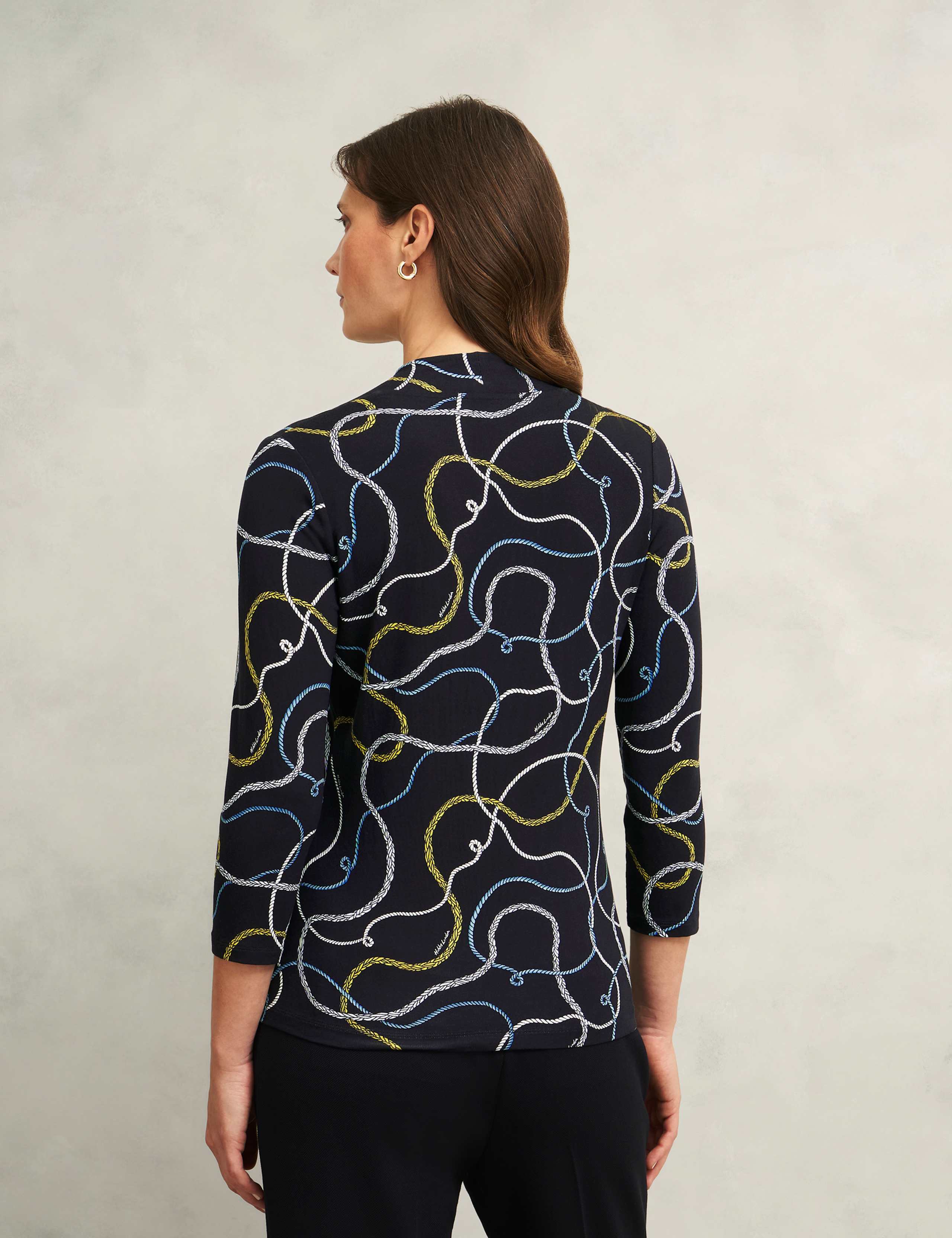 Printed V-Neck Top 5 of 8