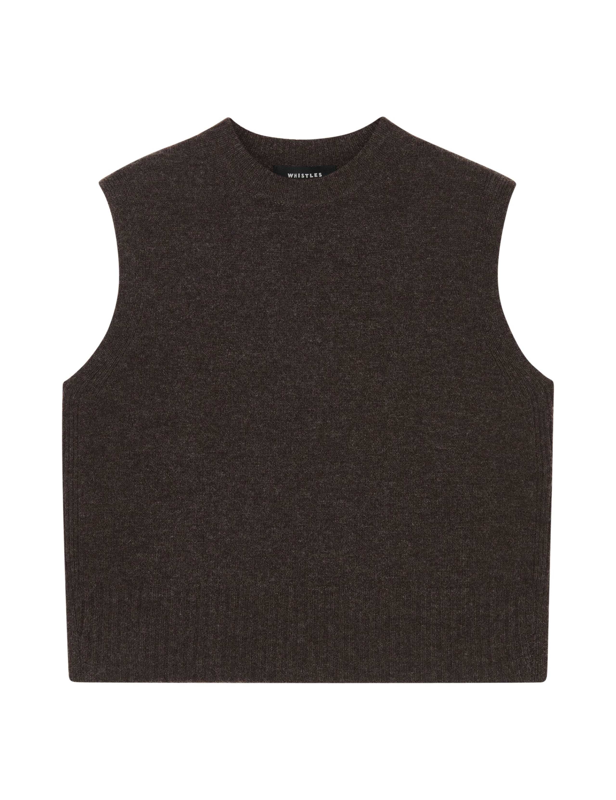 Pure Wool Textured Knitted Vest 2 of 4