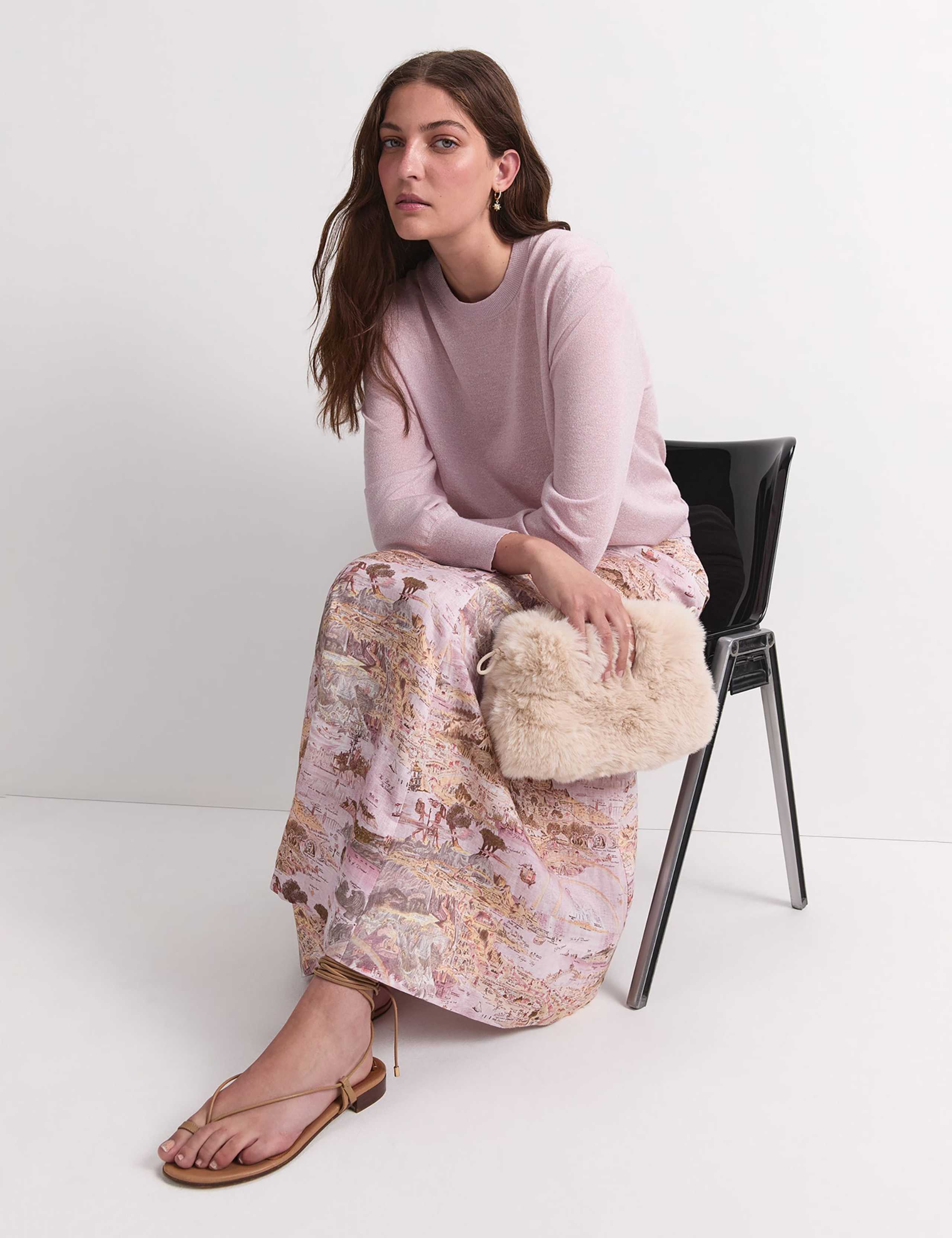 Sparkly Crew Neck Relaxed Jumper 4 of 6