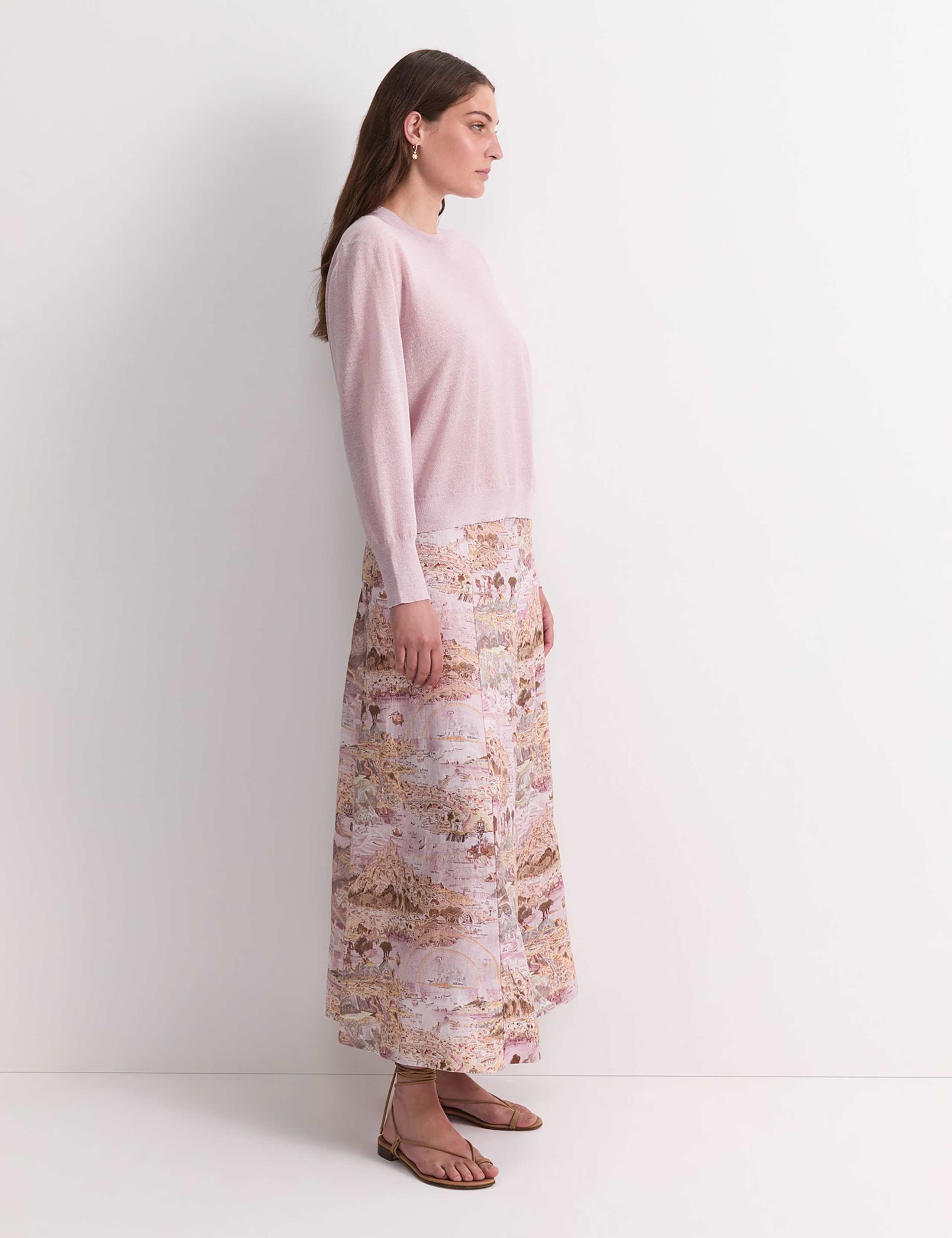 Sparkly Crew Neck Relaxed Jumper 5 of 6