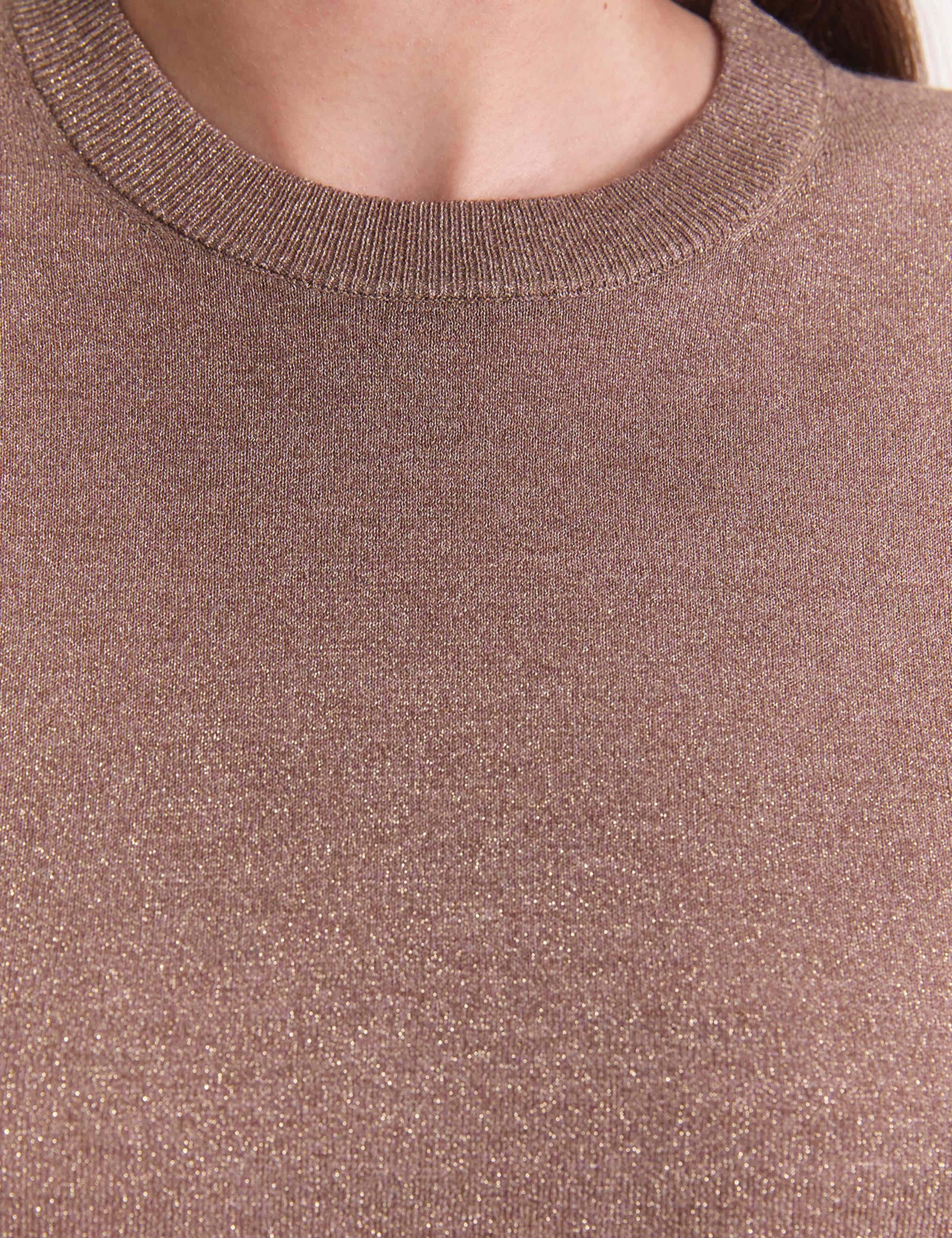 Sparkly Crew Neck Relaxed Jumper 3 of 6