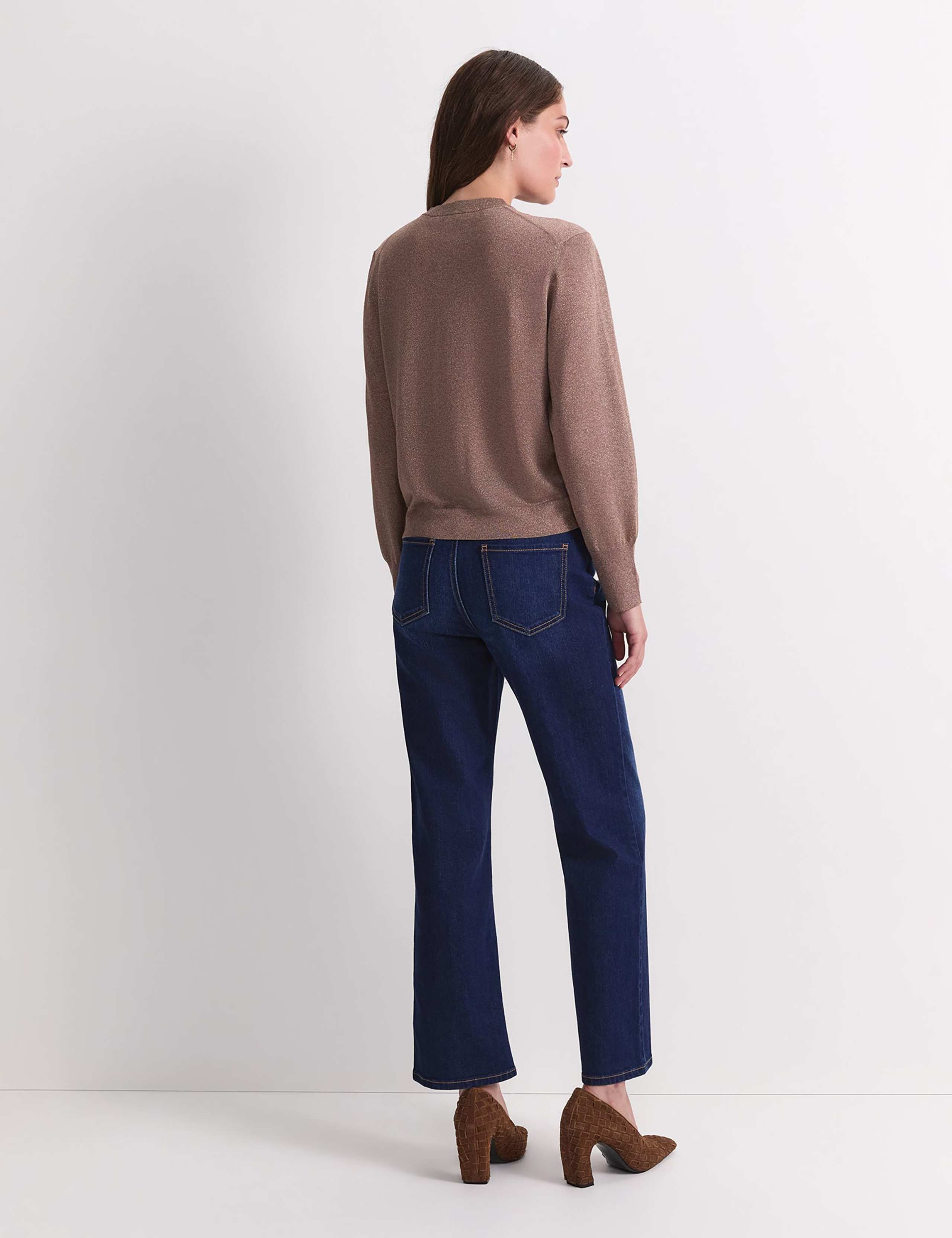 Sparkly Crew Neck Relaxed Jumper 4 of 6