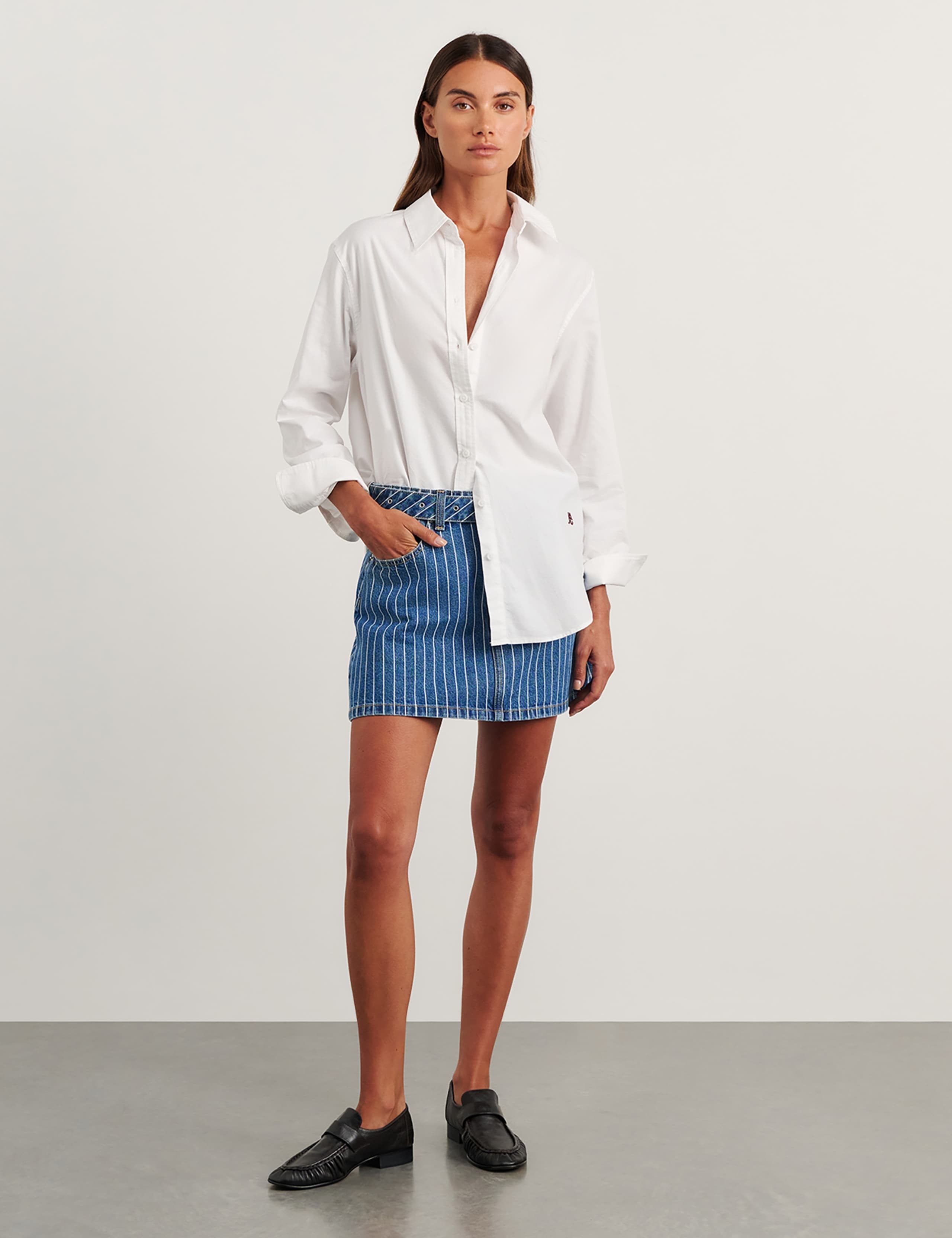 Pure Cotton Relaxed Oxford Shirt 2 of 7