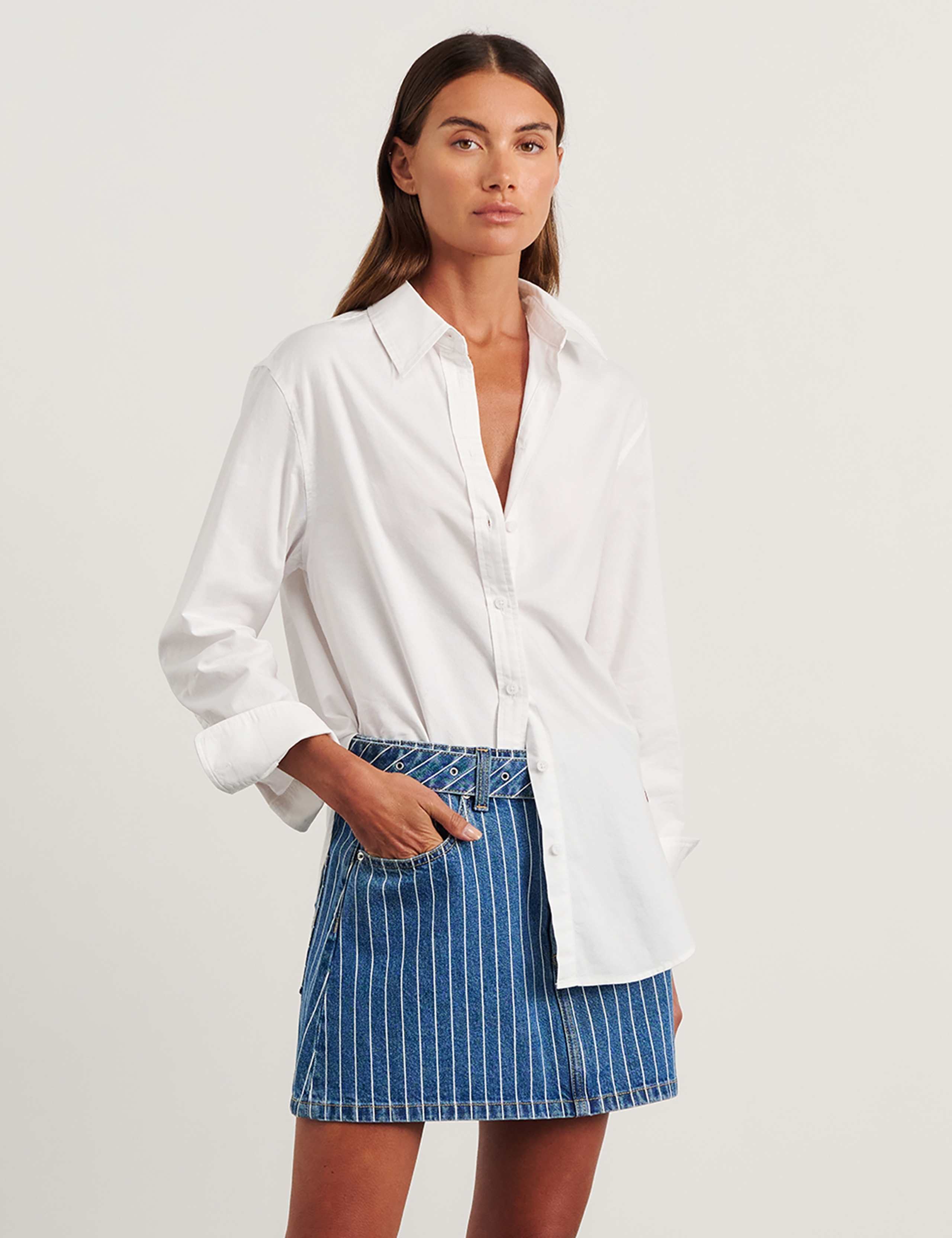 Pure Cotton Relaxed Oxford Shirt 3 of 7