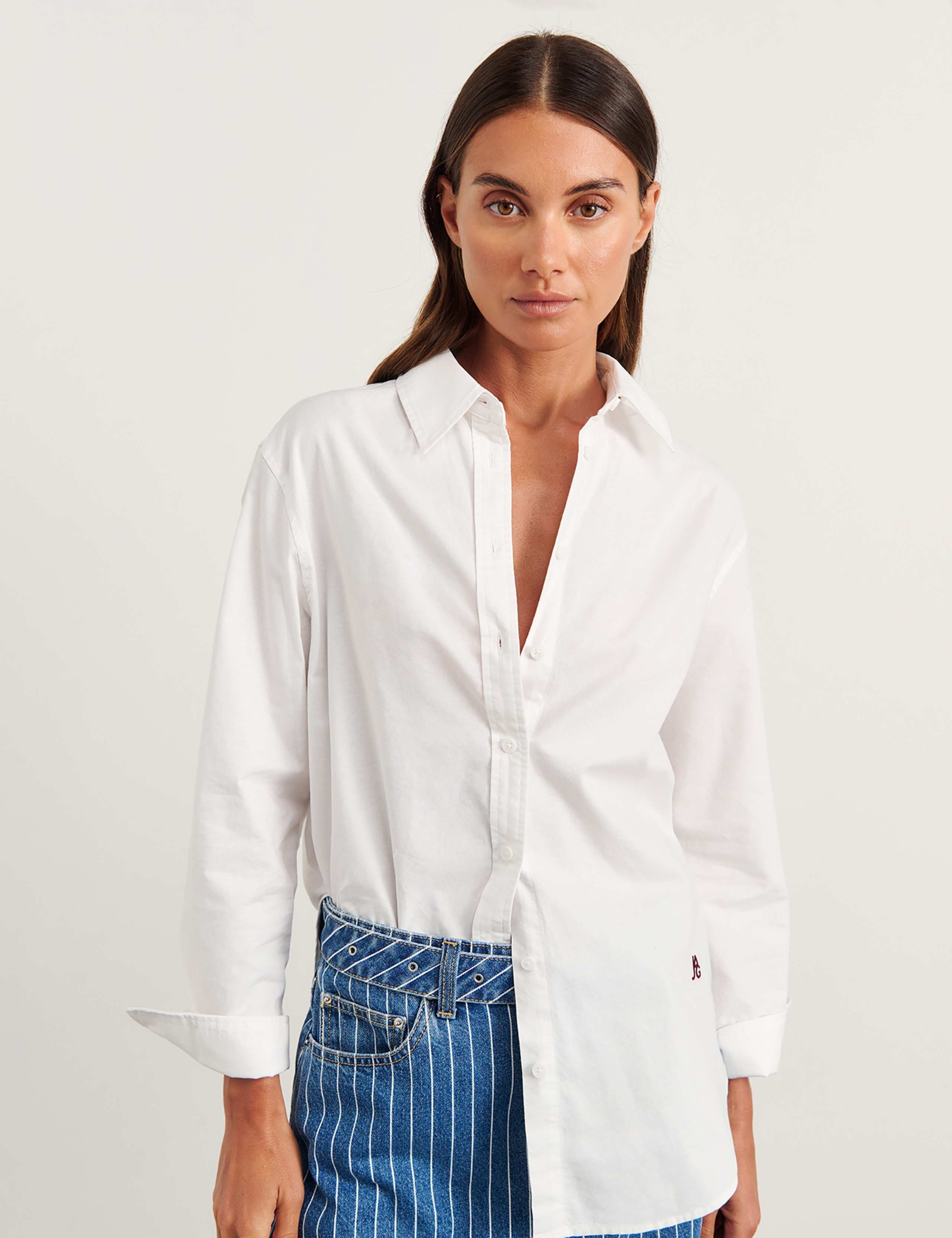 Pure Cotton Relaxed Oxford Shirt 4 of 7