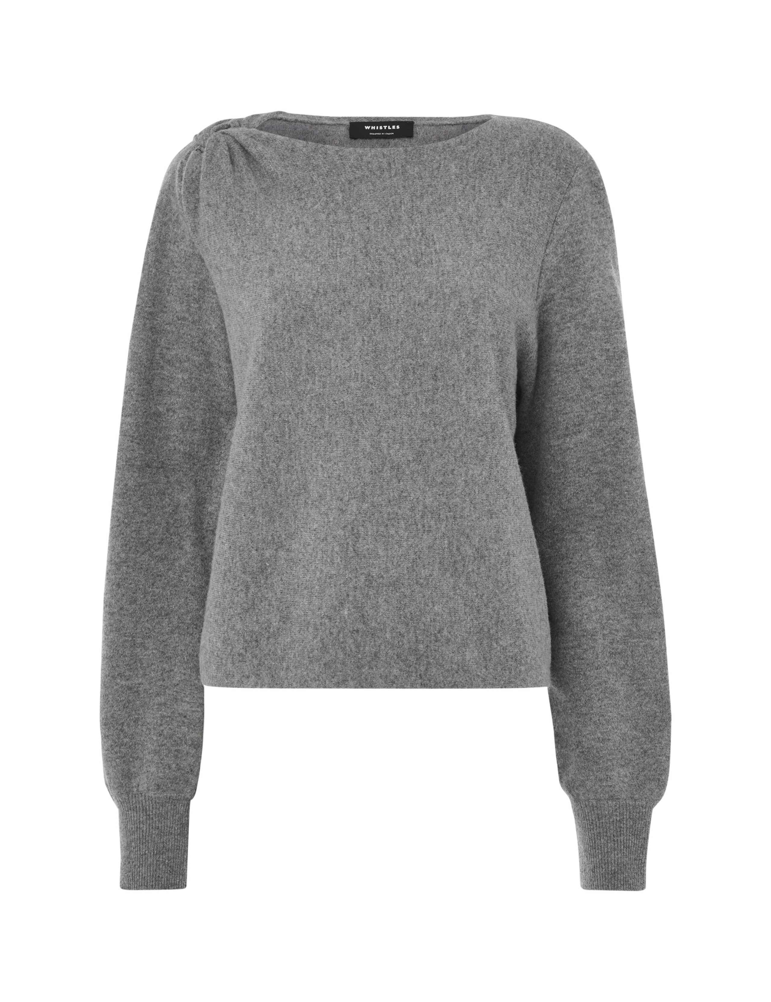 Pure Wool Textured Slash Neck Jumper 2 of 4