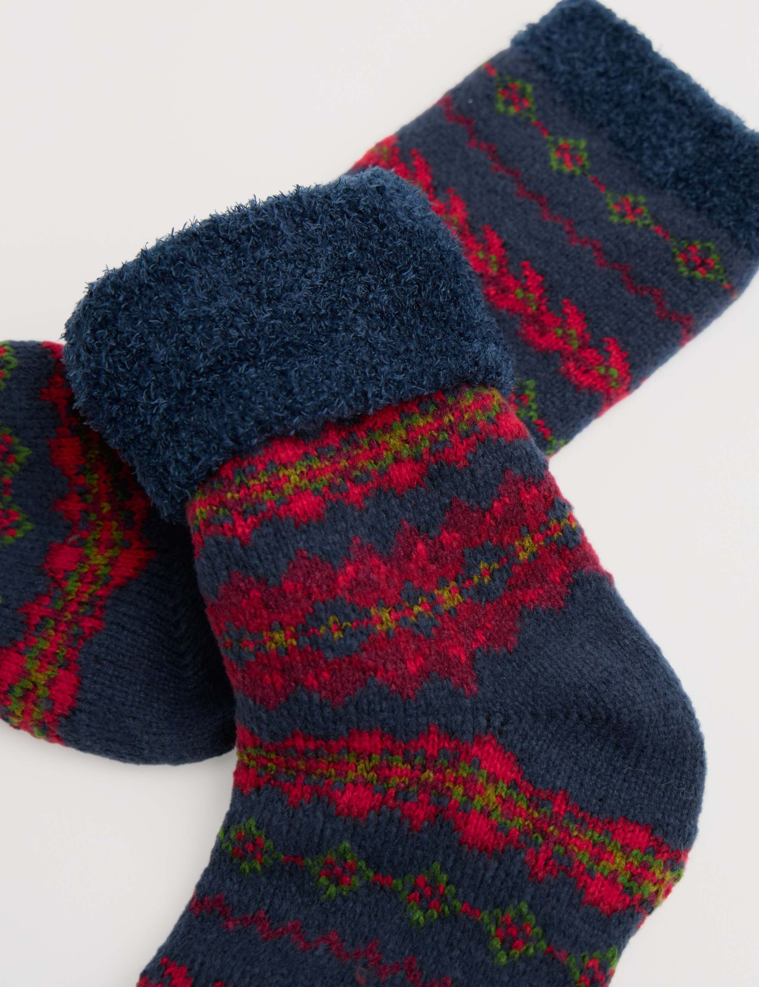 Patterned Fleece Lined Socks 2 of 2