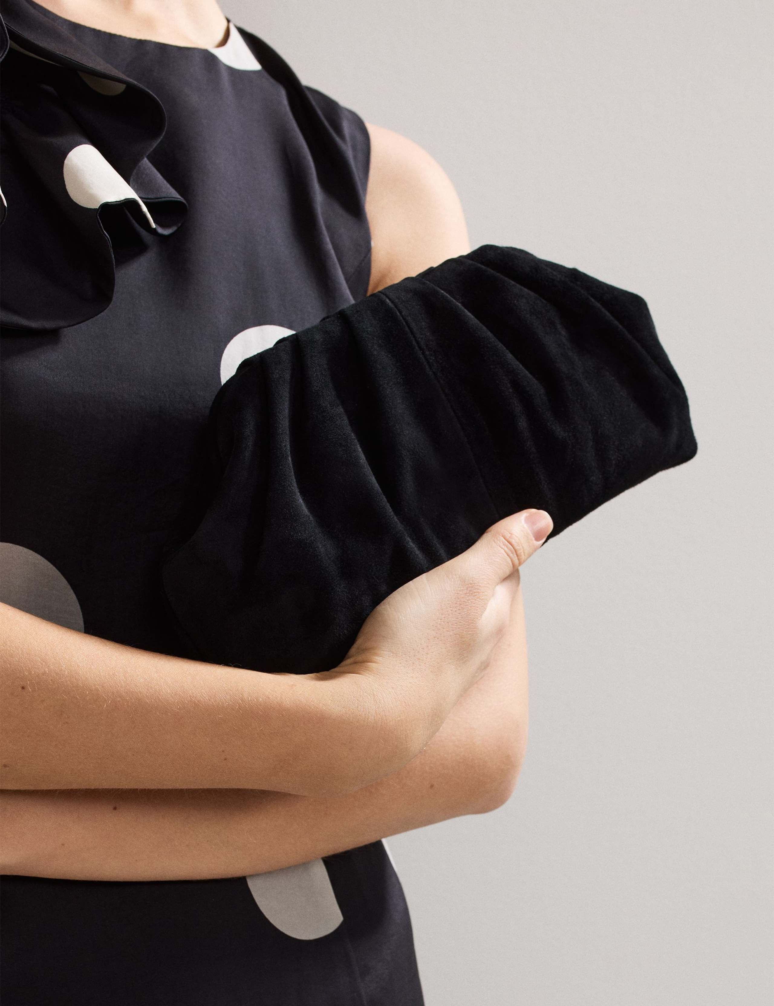 Suede Clutch Bag 3 of 7