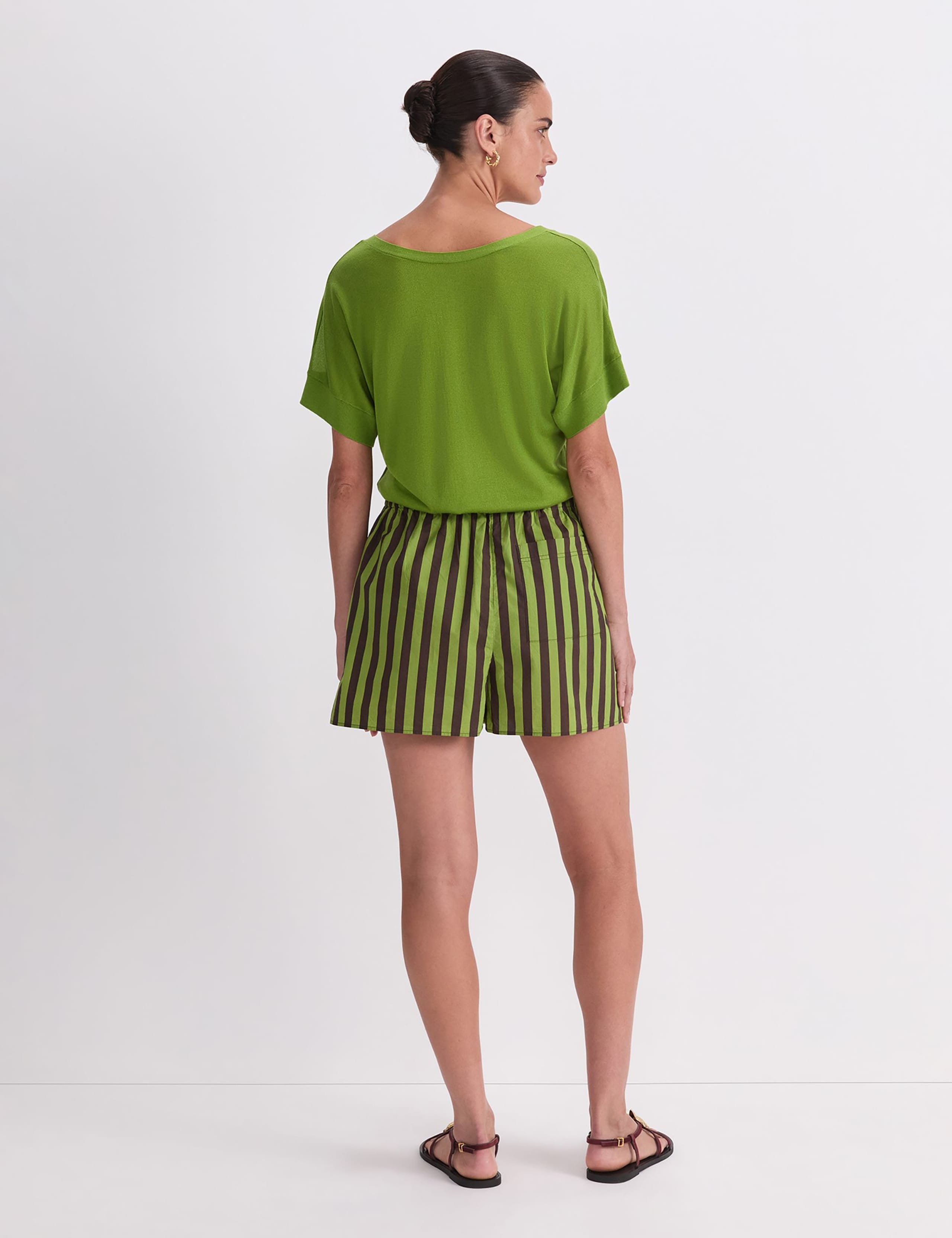 Pure Cotton Striped Shorts 2 of 6