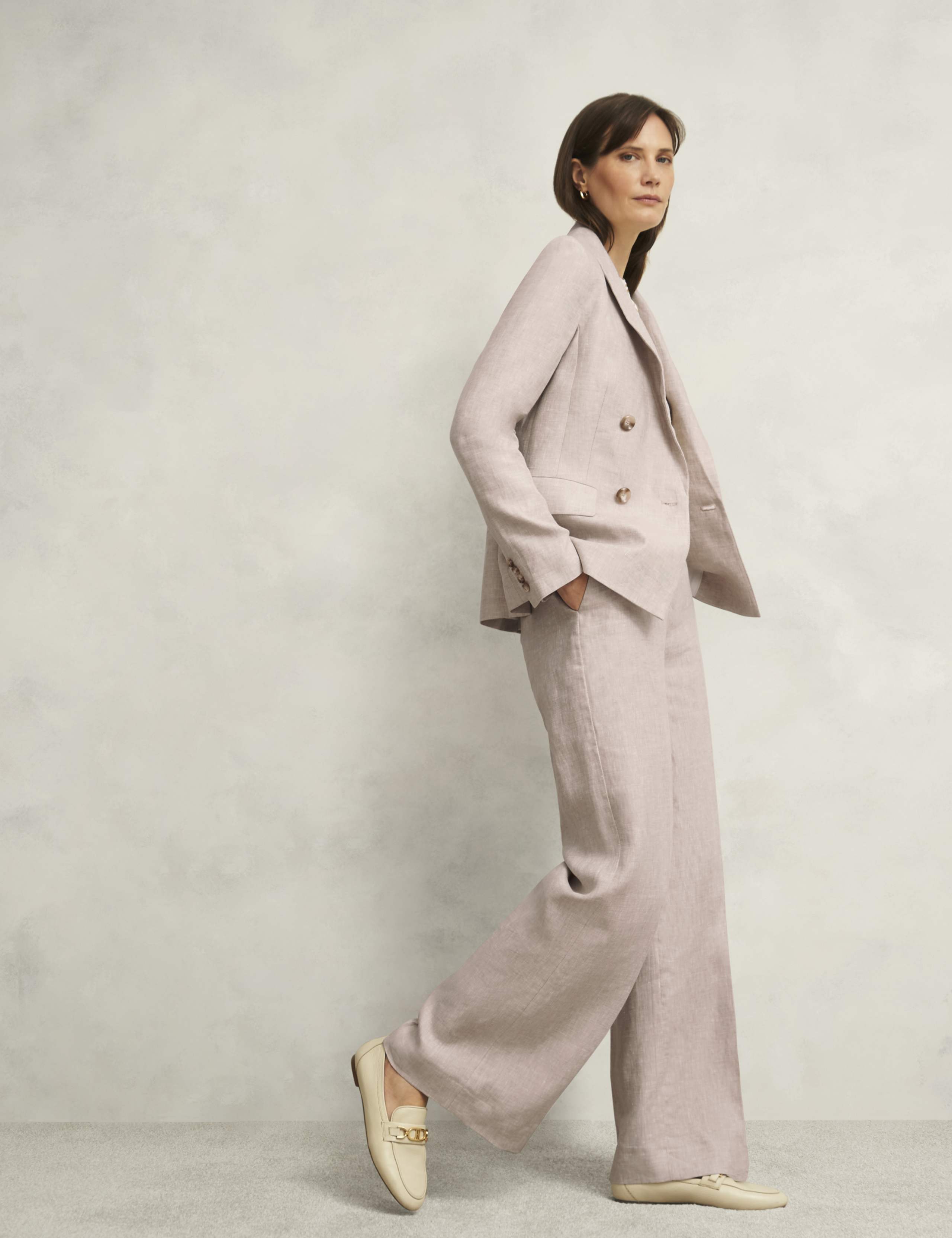 Alessia Pure Linen Straight Leg Trousers 4 of 7
