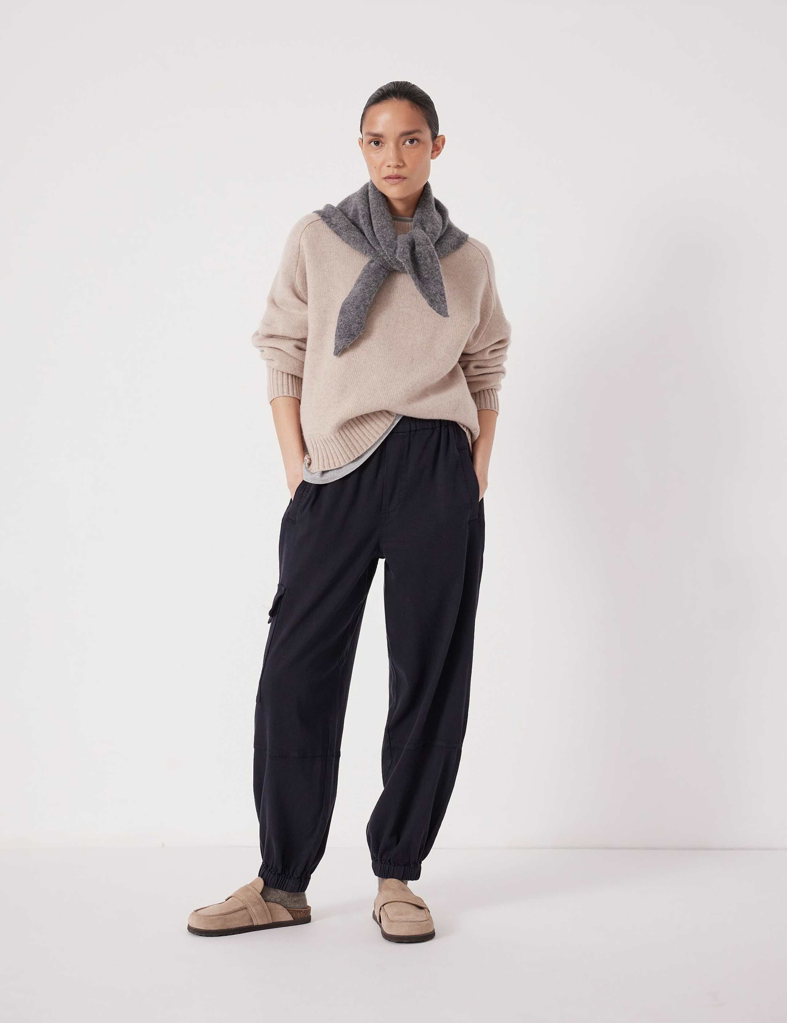 Pure Merino Wool Crew Neck Relaxed Jumper 3 of 6