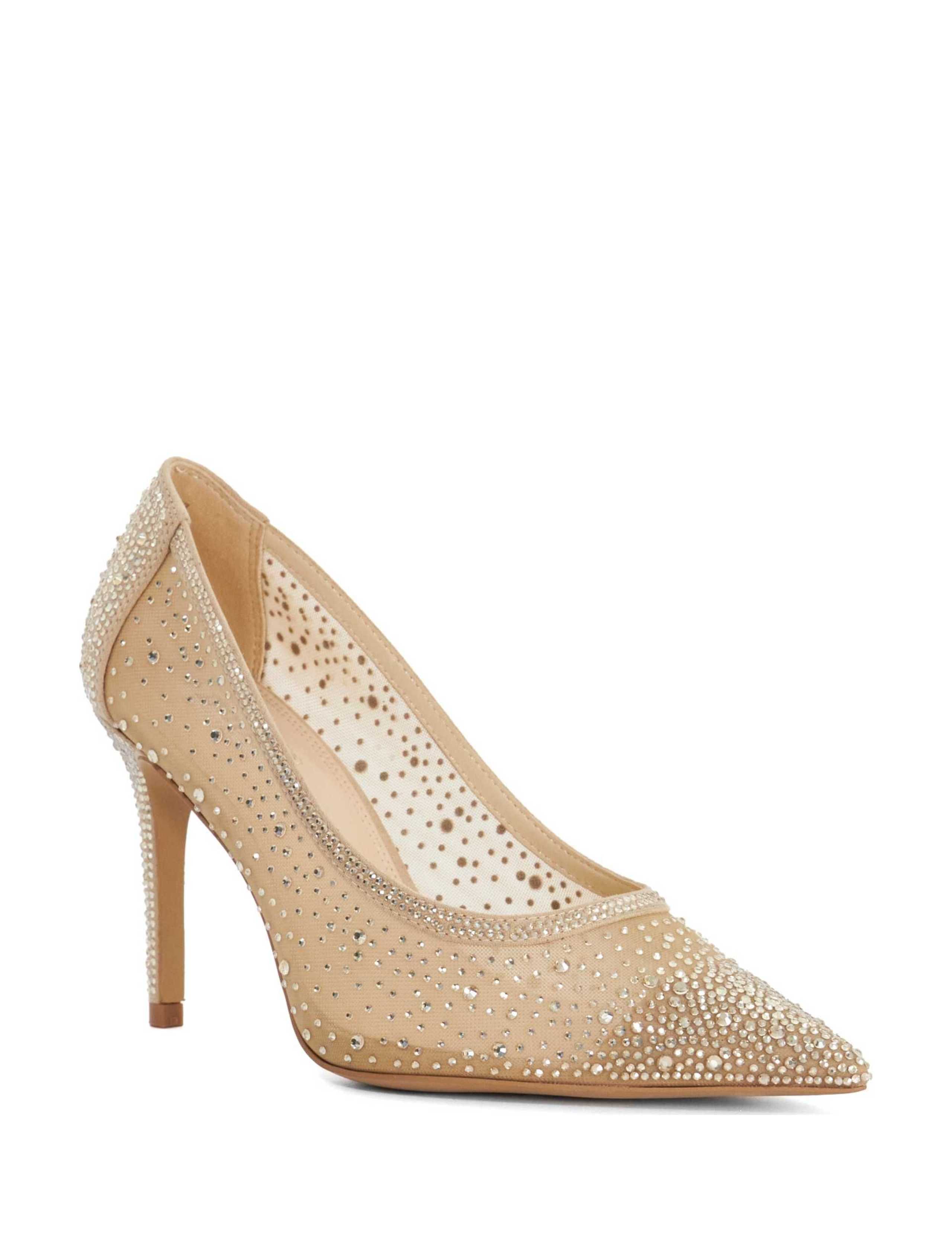 Embellished Stiletto Heel Court Shoes 2 of 5