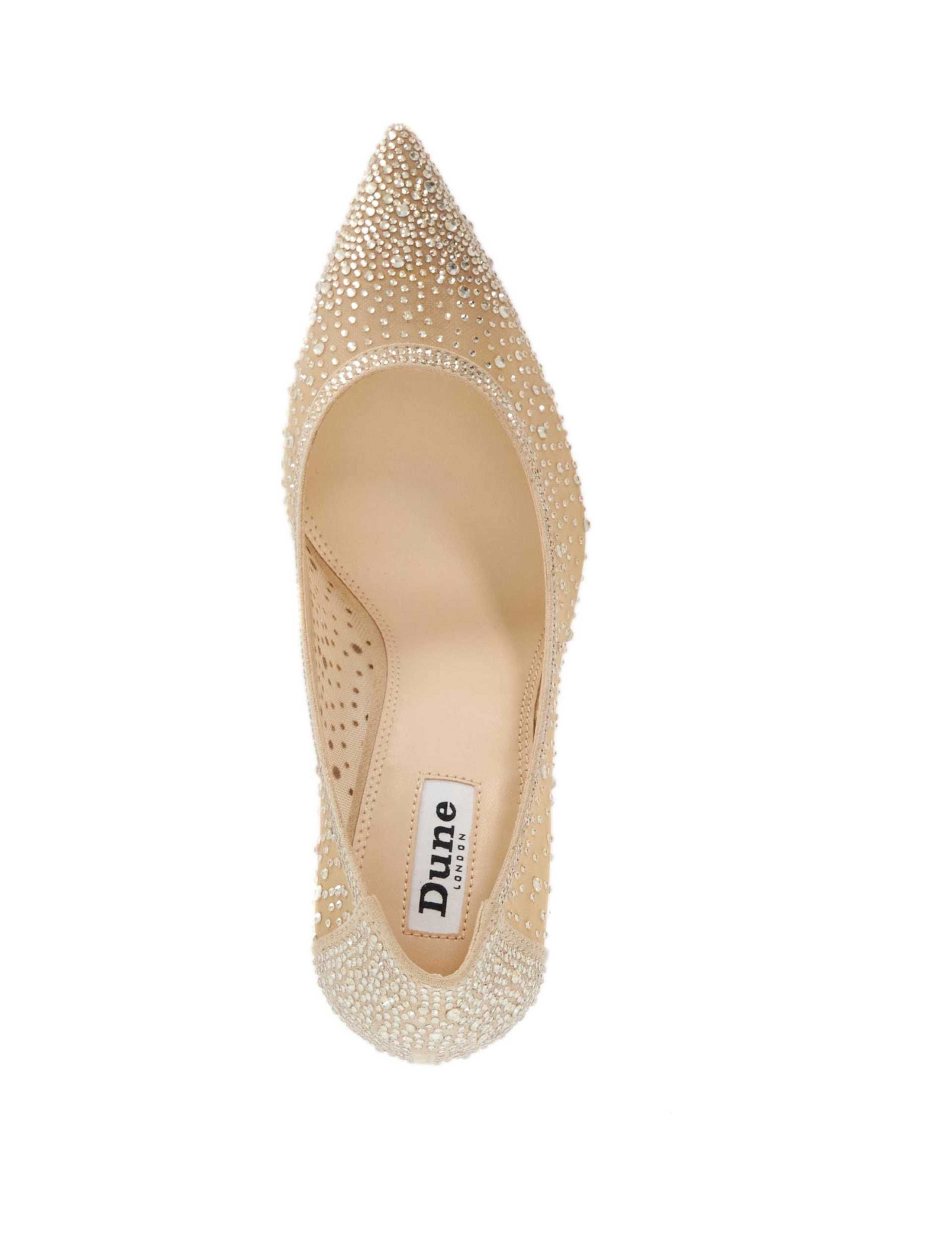 Embellished Stiletto Heel Court Shoes 3 of 5