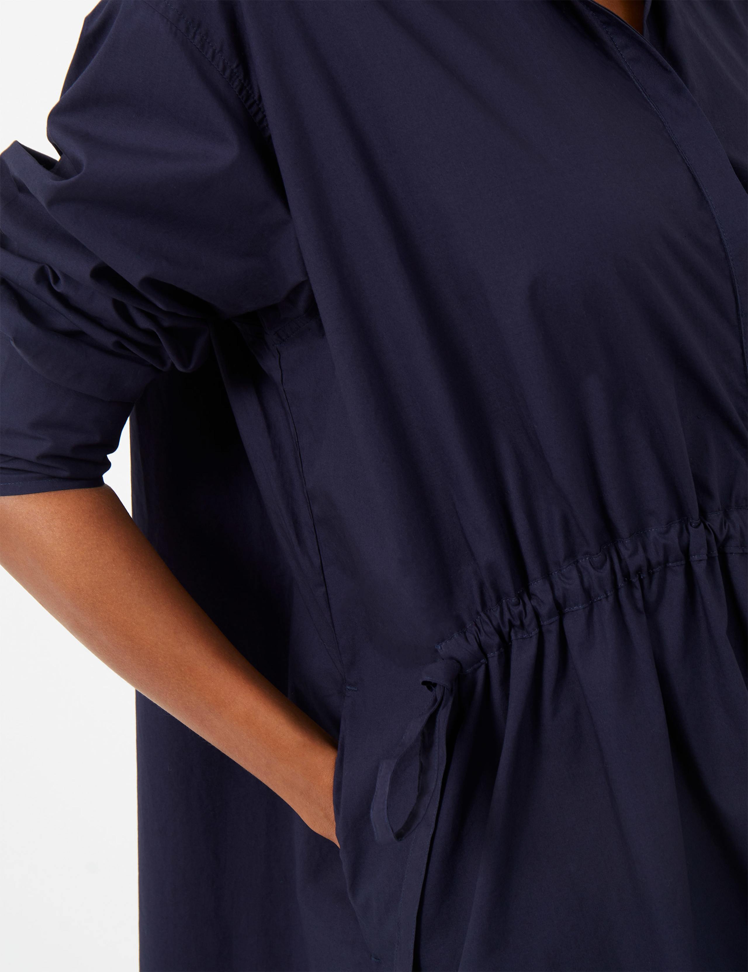 Pure Cotton Knee Length Shirt Dress 3 of 3
