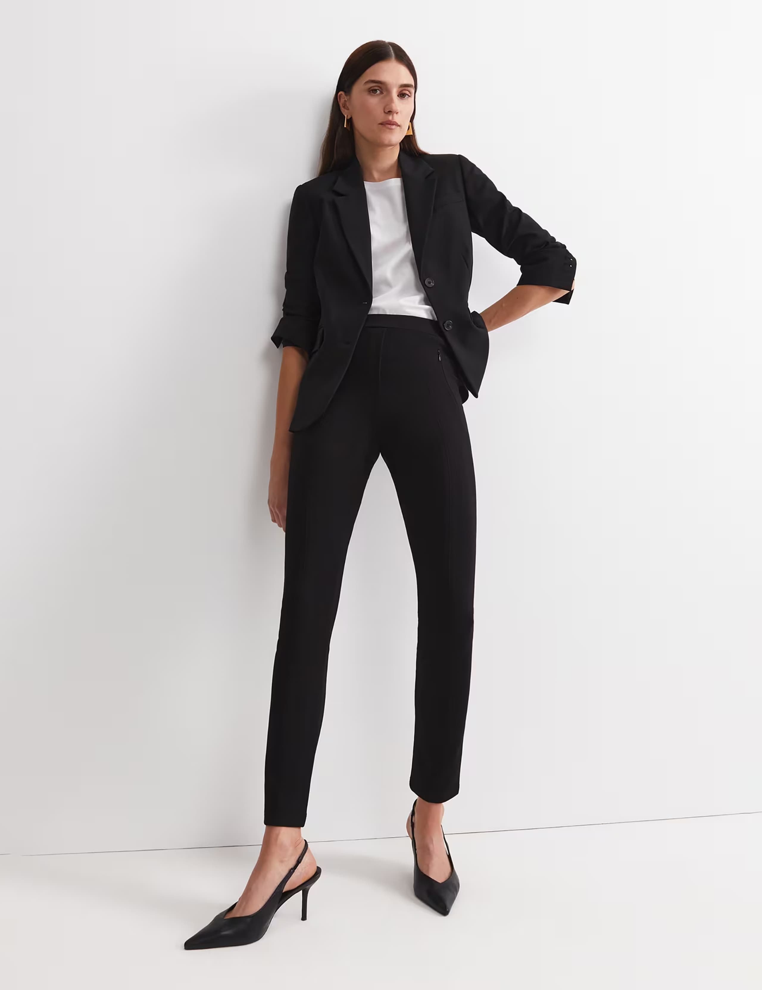 Ponte Straight Leg Ankle Grazer Trousers 5 of 6