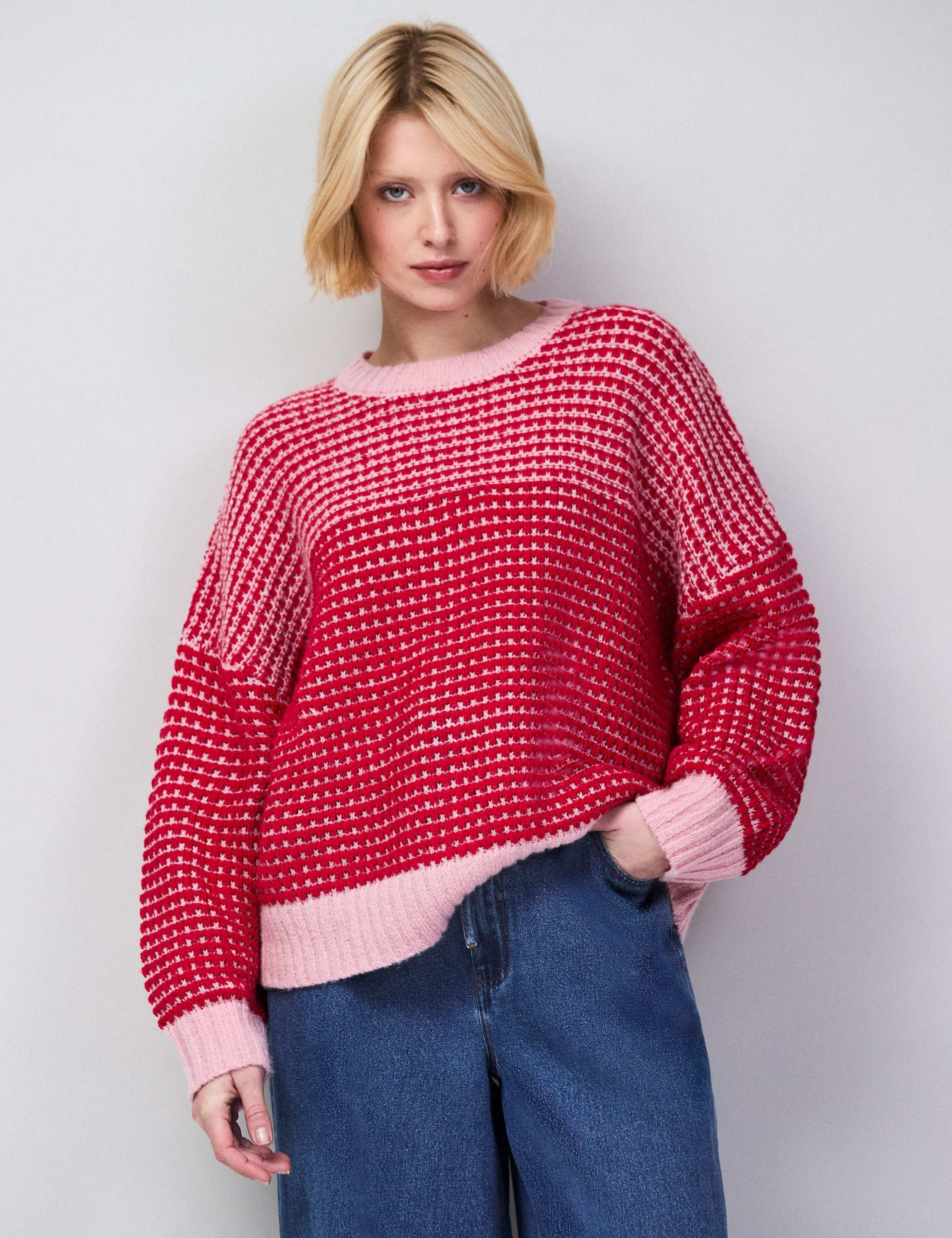 Contrast Stitch Jumper with Wool 7 of 7