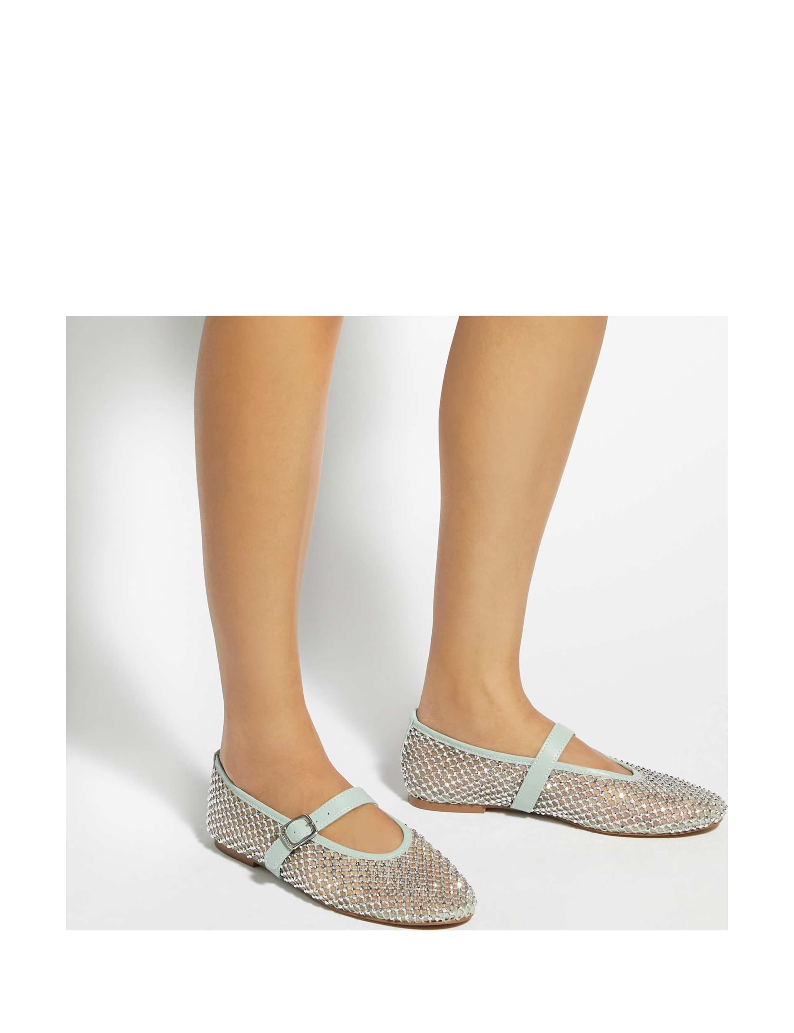 Diamanté Mesh Mary Jane Shoes 3 of 6
