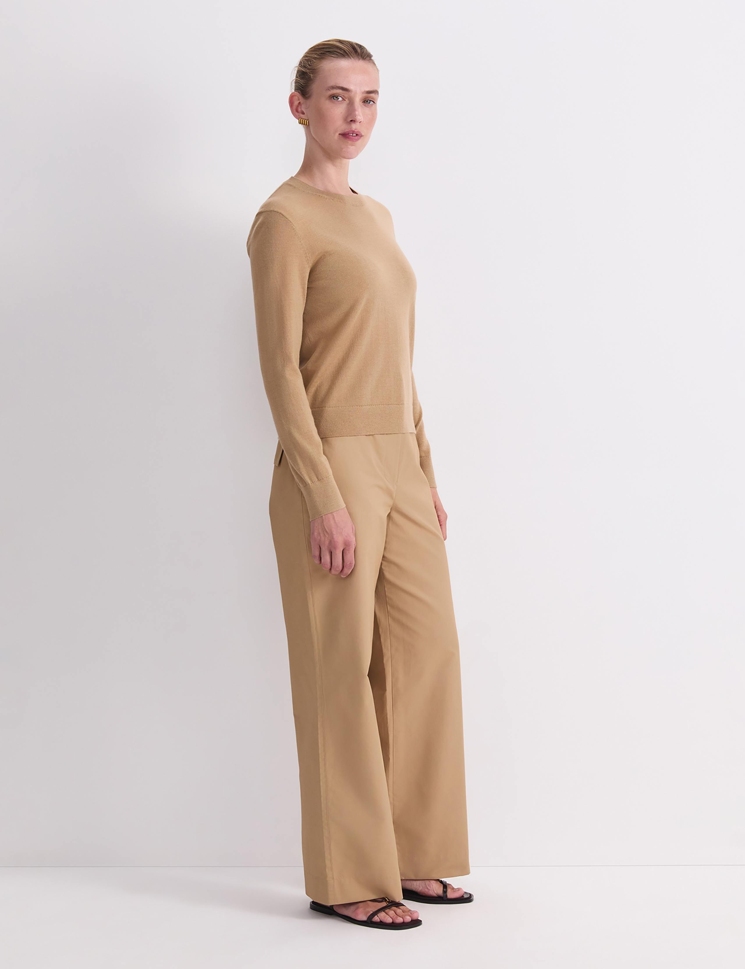 Pure Wool Crew Neck Jumper 5 of 7