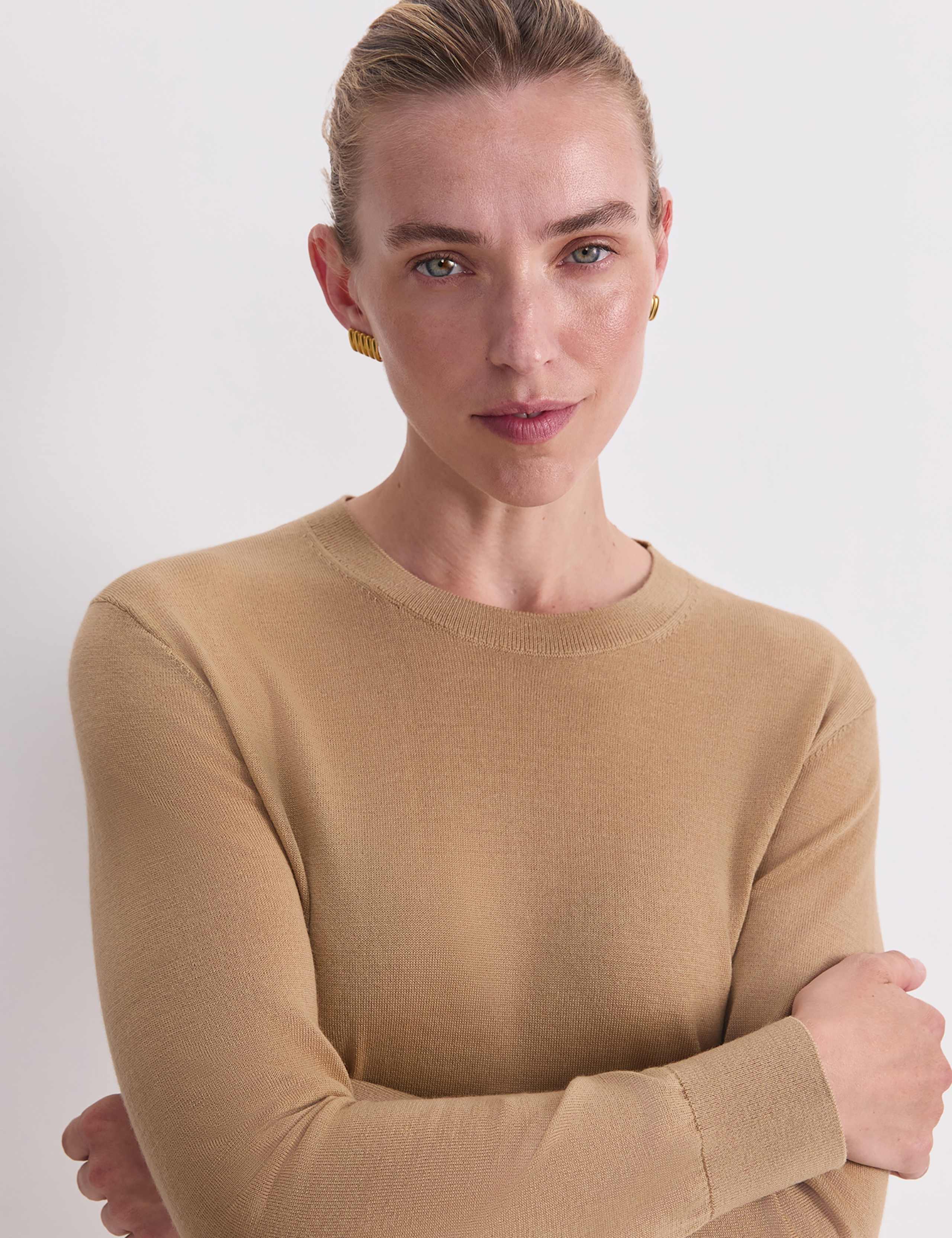Pure Wool Crew Neck Jumper 6 of 7