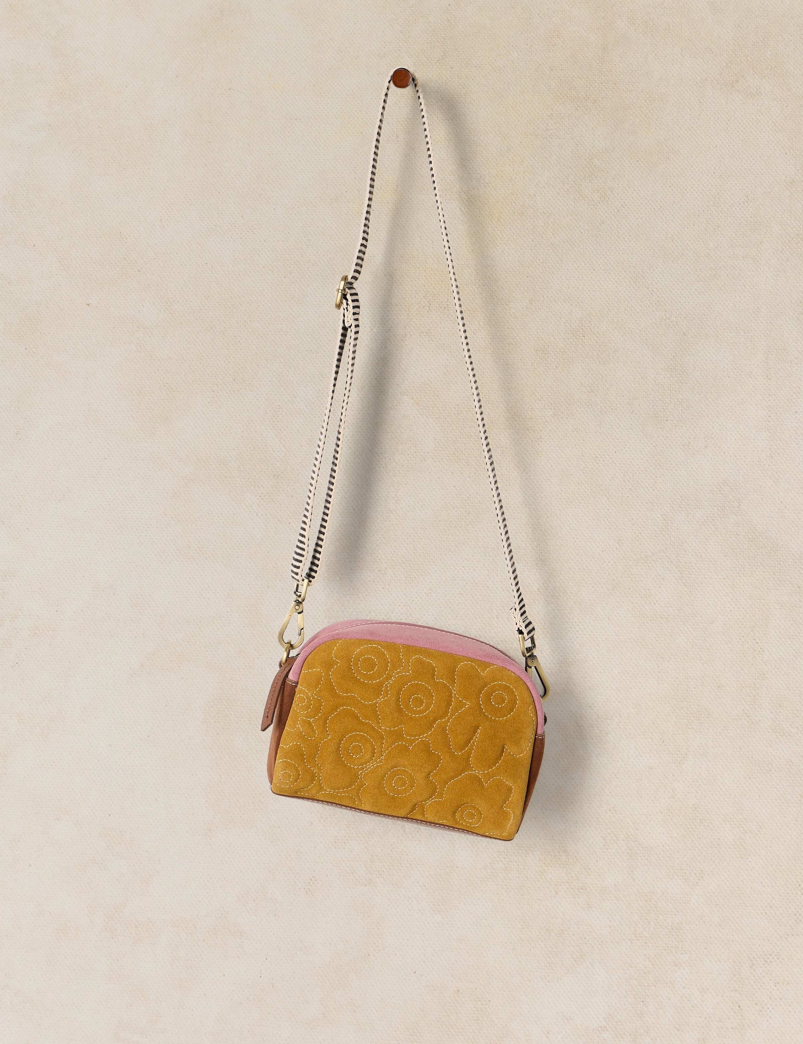 Leather Quilted Cross Body Bag 2 of 4