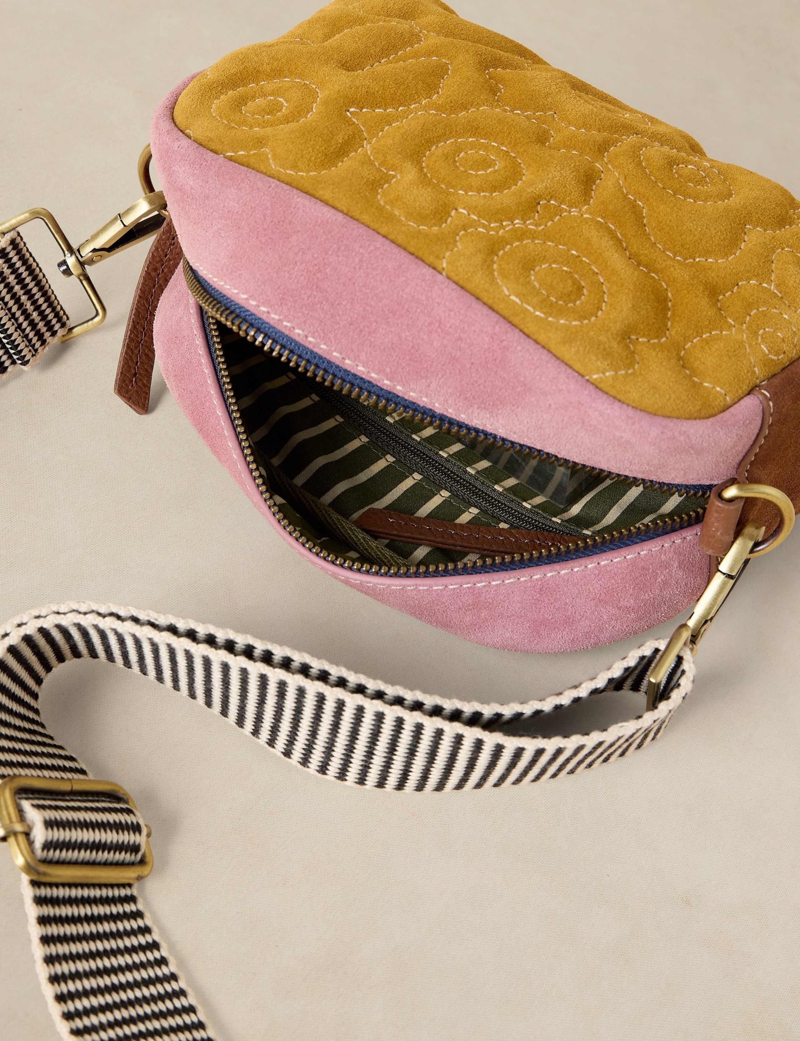 Leather Quilted Cross Body Bag 4 of 4