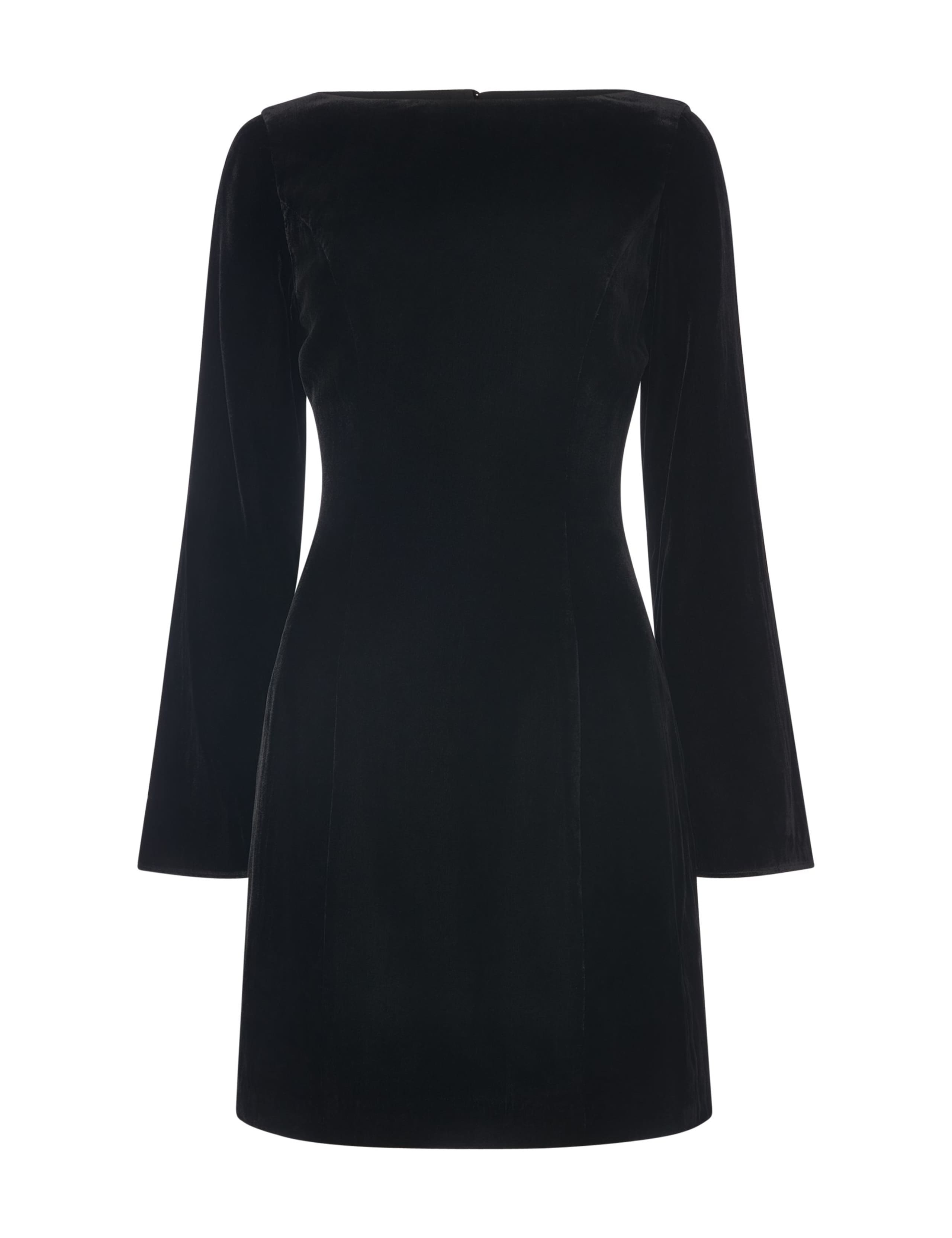 Velvet Textured Mini Tailored Dress 2 of 4