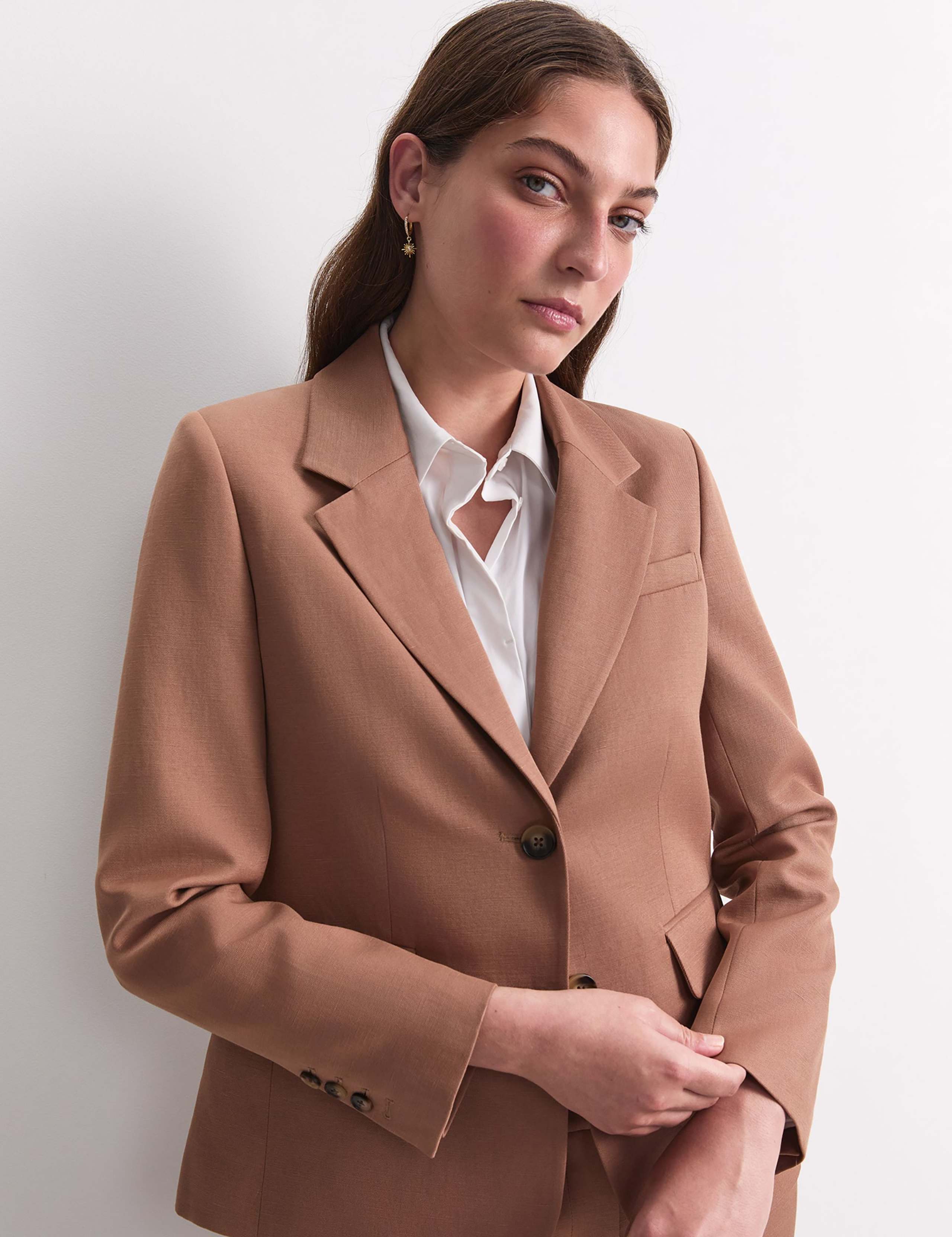 Lyocell Rich Single Breasted Blazer 2 of 6